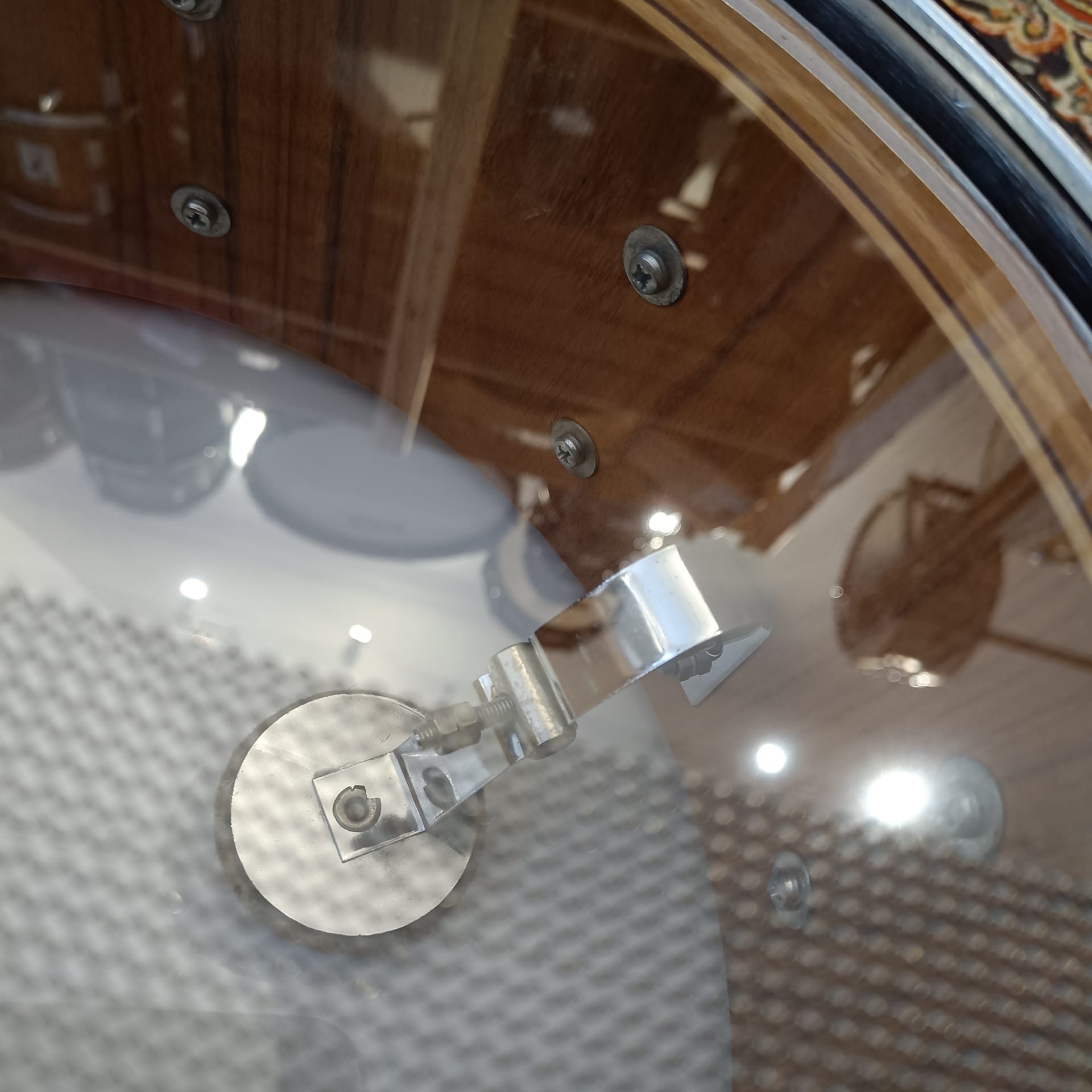 Sonor Phonic Genuine Rosewood Veneer D515 14"x5,75" Vintage 80's - Image 9