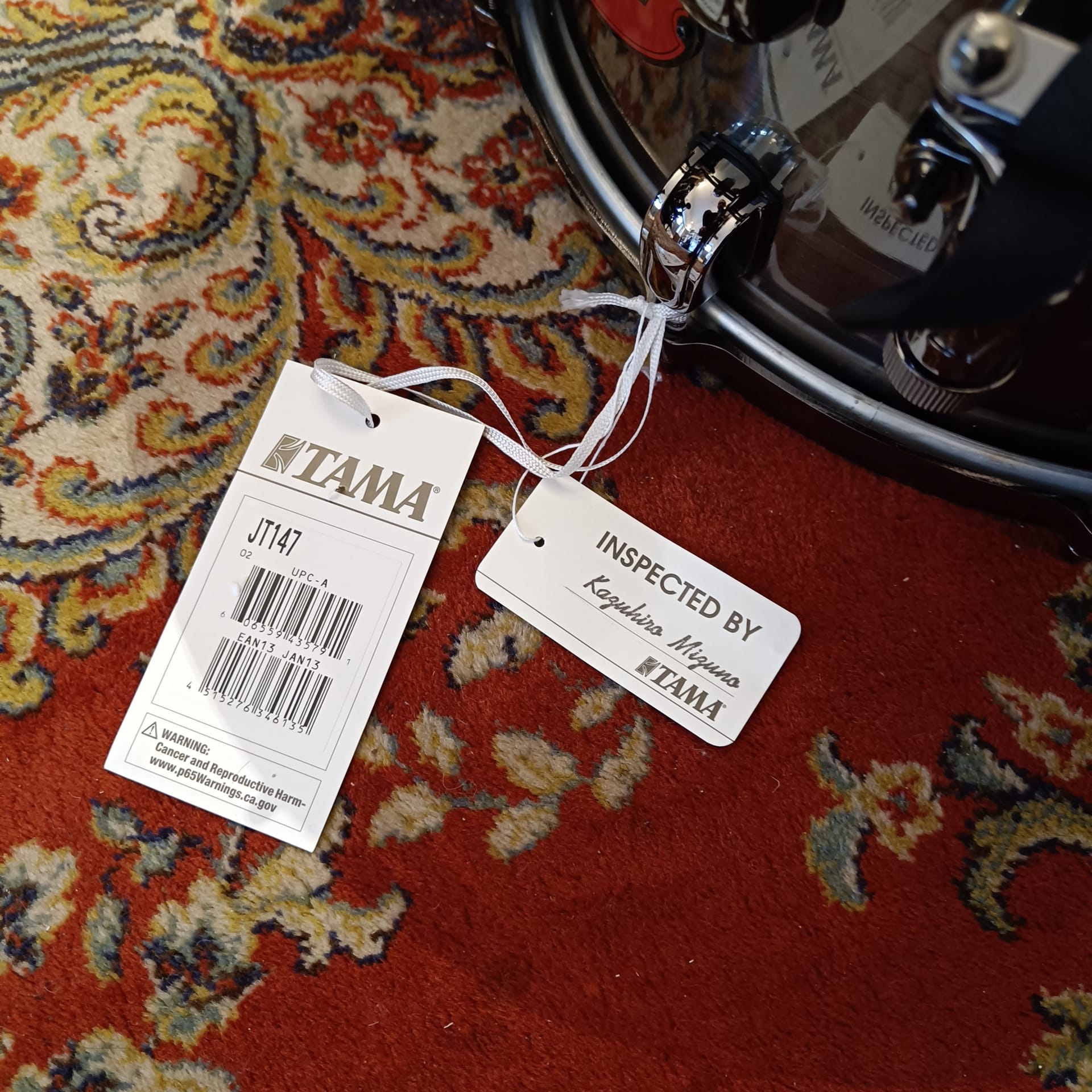 Tama John Tempesta Signature Snare 14"x07" JT147 – Image 7