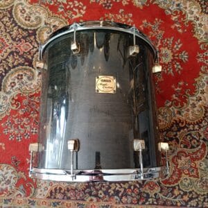 Yamaha Maple Custom 16&Prime; Floor Tom Black Vintage Pre-YESS