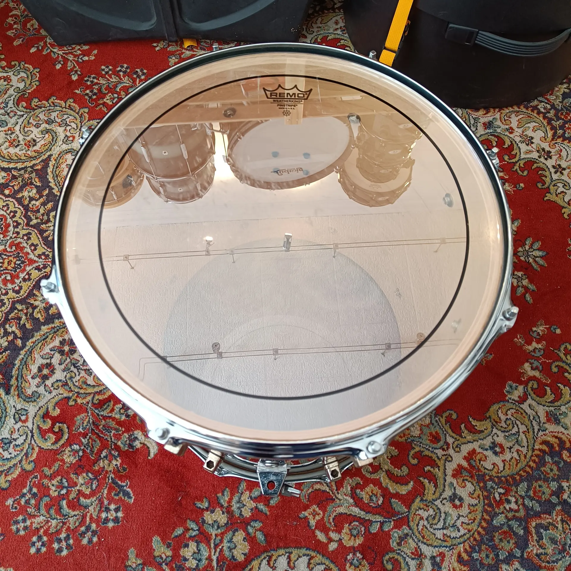 Yamaha Maple Custom 16" Floor Tom Black Vintage Pre-YESS - Image 5