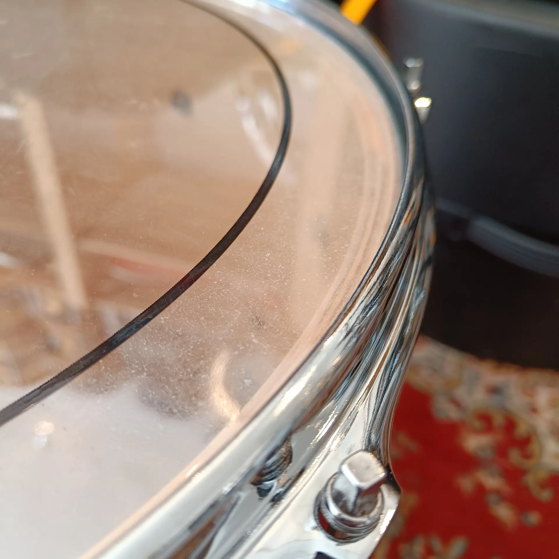 Yamaha Maple Custom 16" Floor Tom Black Vintage Pre-YESS - Image 8