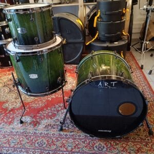 ART Custom Maple Fusion 20&Prime;x18&Prime; 12&Prime;x9&Prime; 16&Prime;x14&Prime; Green Galaxy Sparkle
