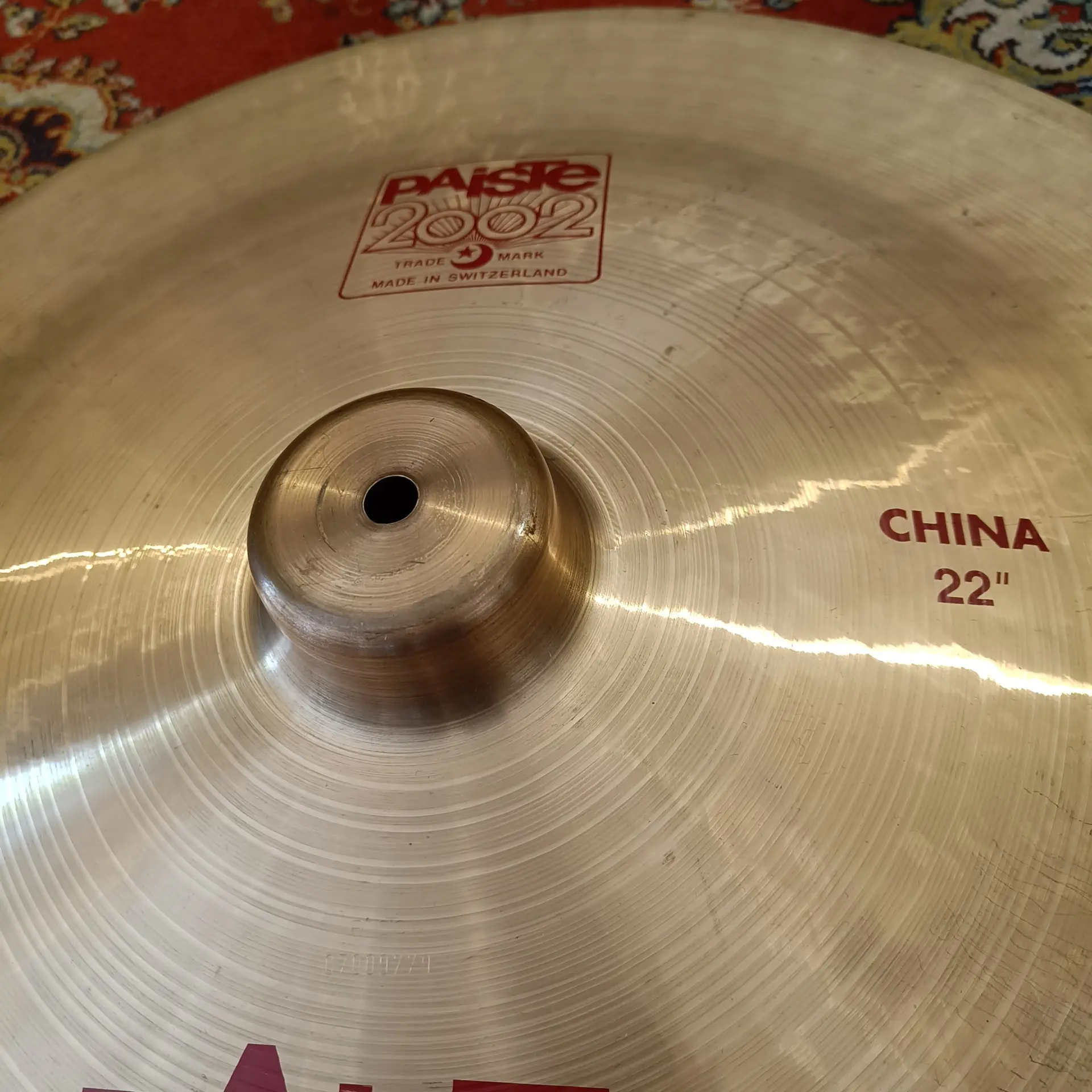 Cymbale Paiste 2002 China 22" RARE! – Image 2