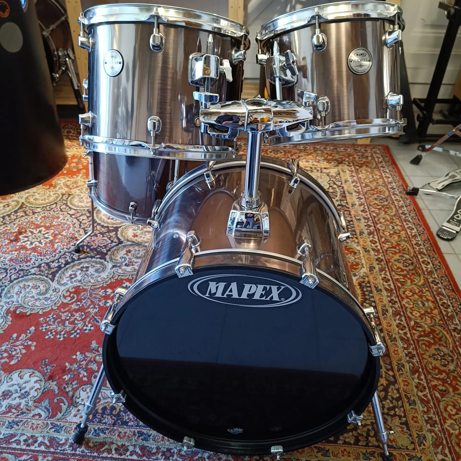 Mapex Voyager Metallic Grey 20"x16" 10"x8" 12"x9" 14""14"