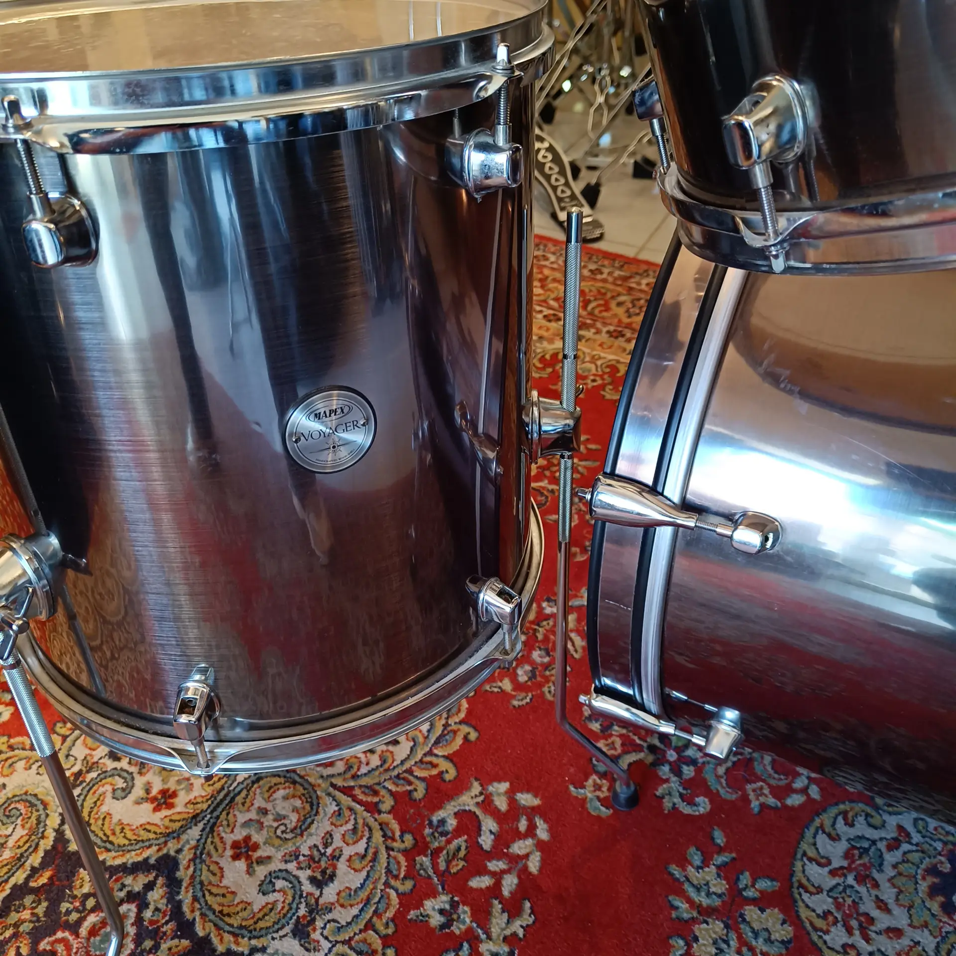 Mapex Voyager Metallic Grey 20"x16" 10"x8" 12"x9" 14""14" – Image 5