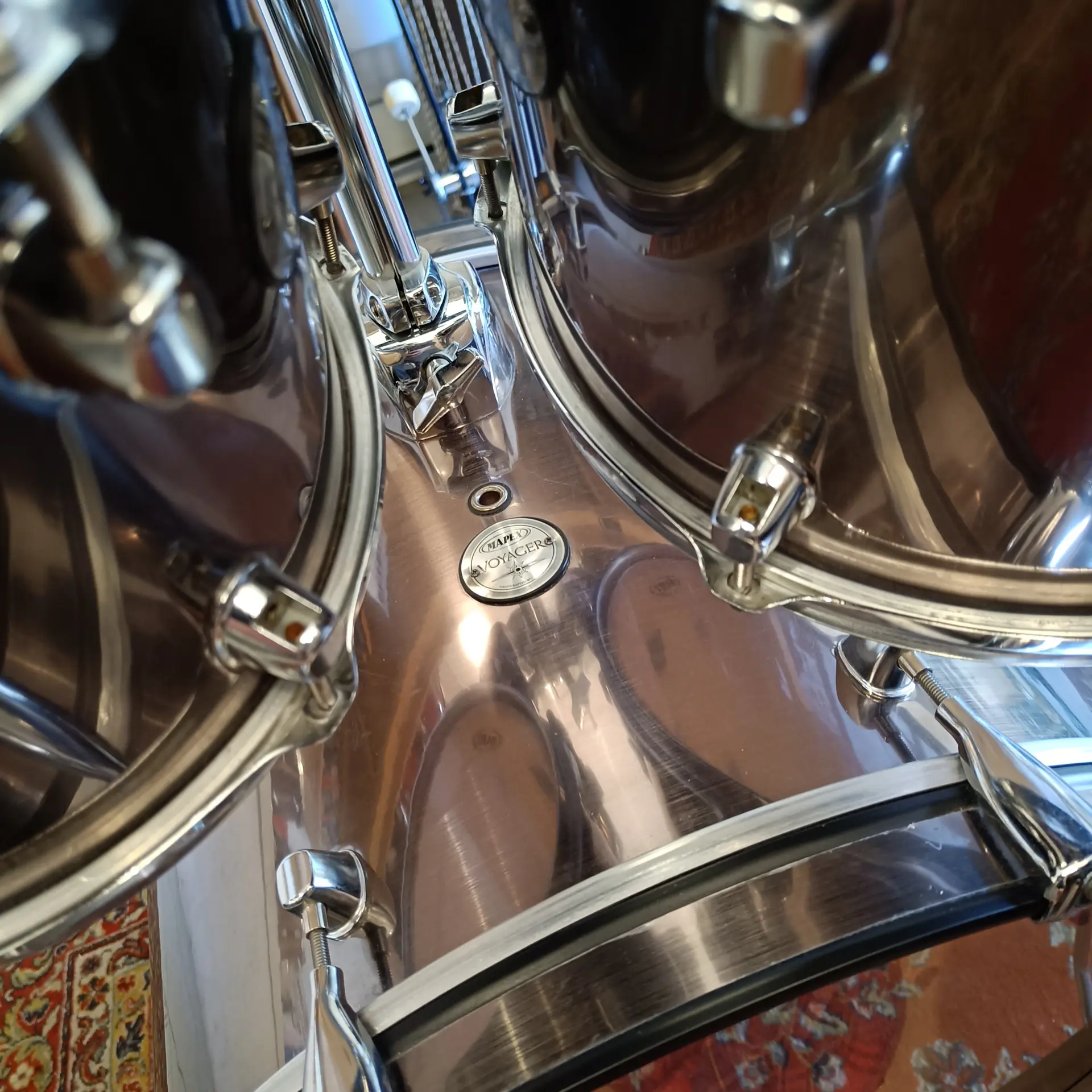 Mapex Voyager Metallic Grey 20"x16" 10"x8" 12"x9" 14""14" – Image 7