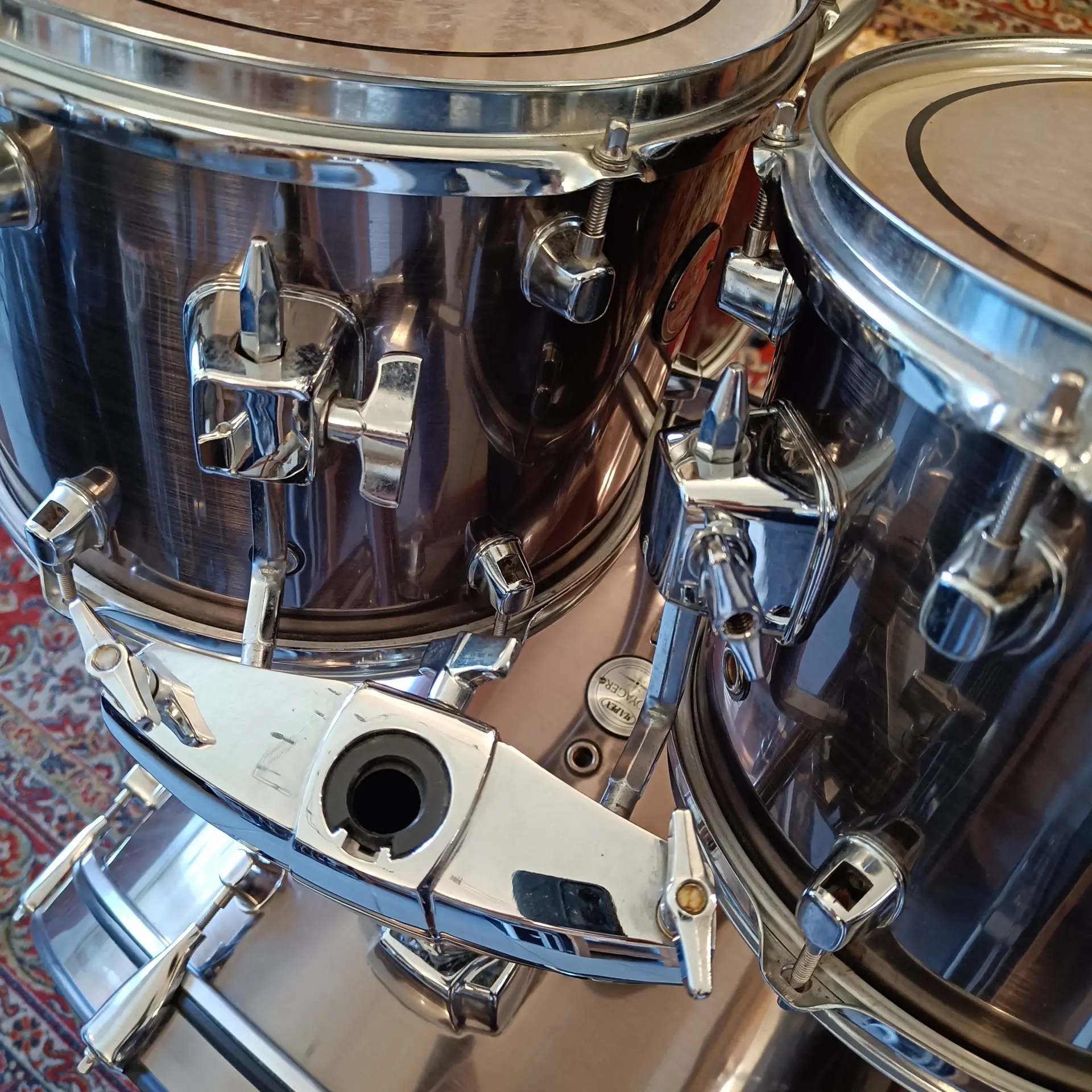 Mapex Voyager Metallic Grey 20"x16" 10"x8" 12"x9" 14""14" – Image 8