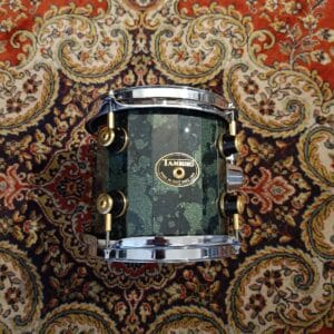 Tamburo Tom 8&Prime; Opera Fusion Serie Stave Mineral Green Lacquer + Housse Tamburo