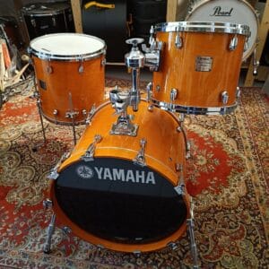 Yamaha Maple Custom Absolute 20&Prime;x16&Prime; 12&Prime;x10 14&Prime;x14 Amber Honey Made in Japan