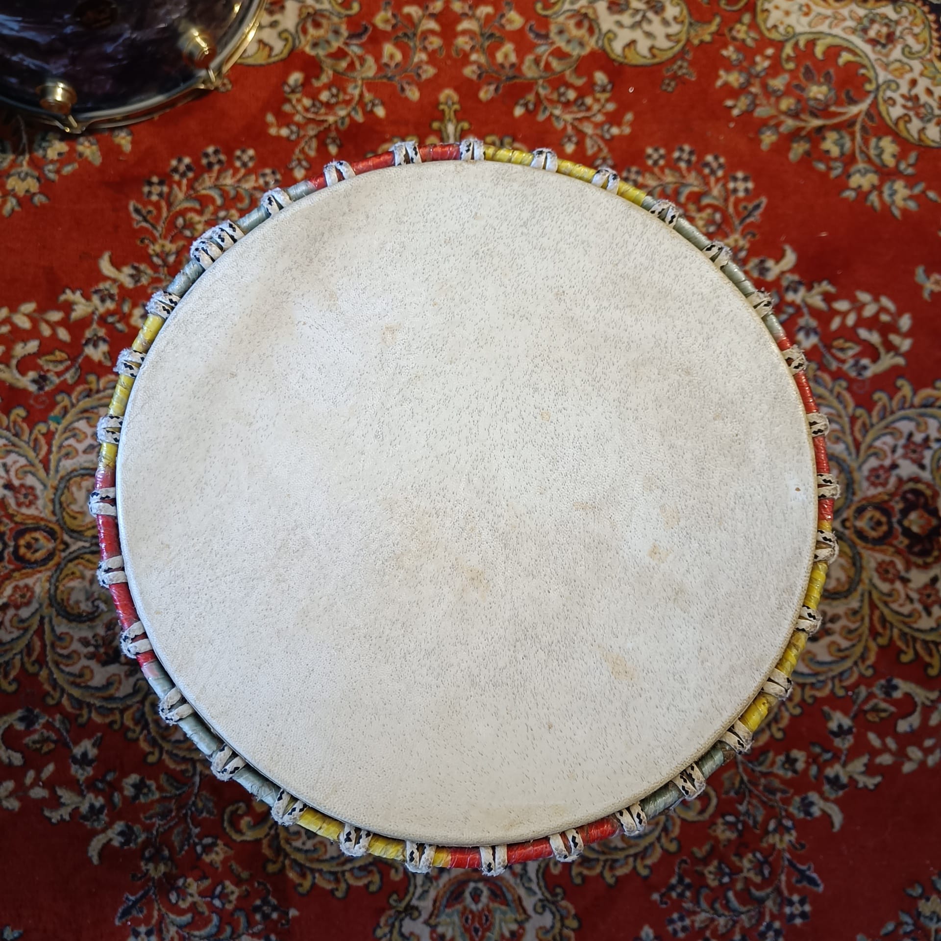 Djembe 12,5" sculpté + sac – Image 2