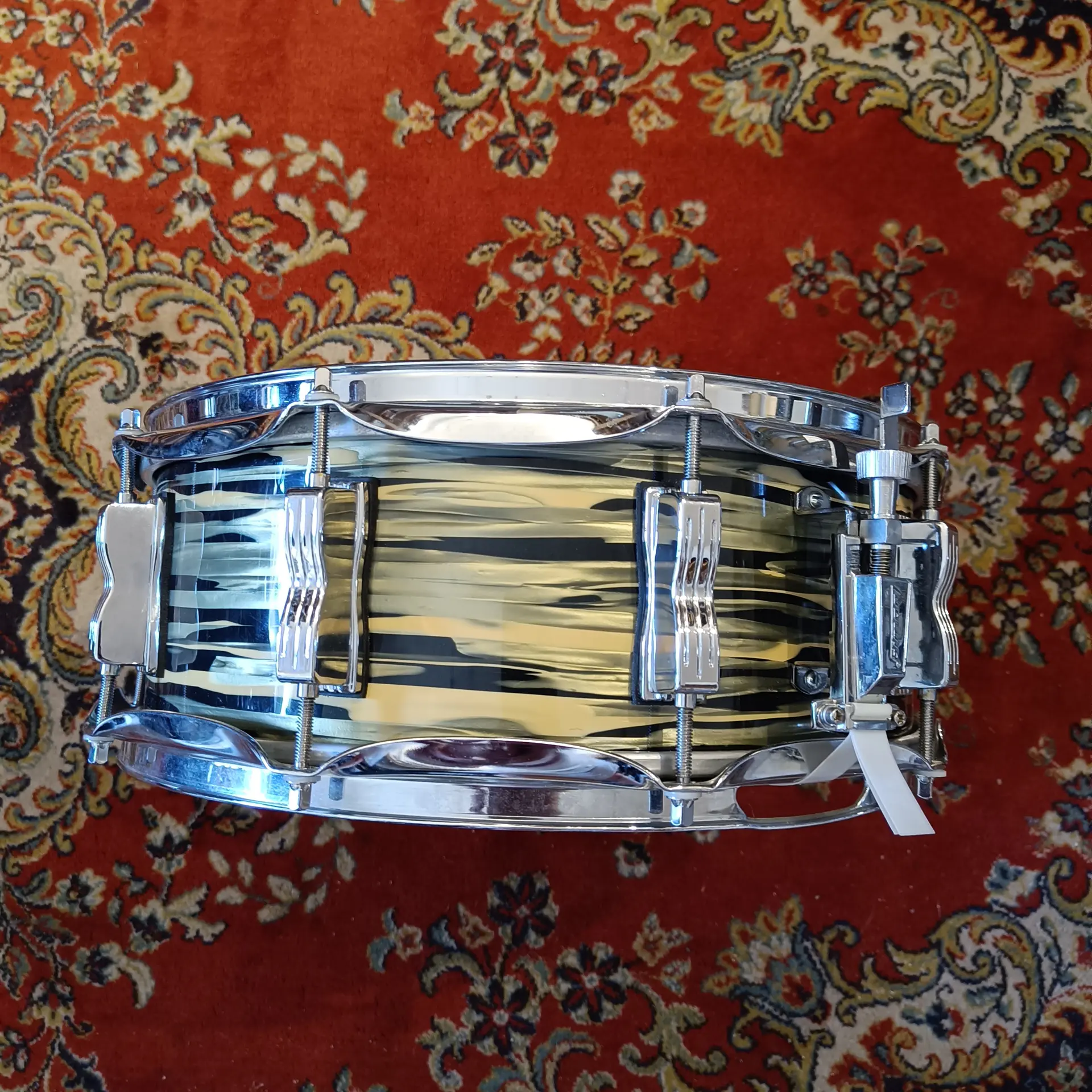Ludwig Classic Maple 14"x5" Oyster Black Pearl Vintage 90's – Image 3