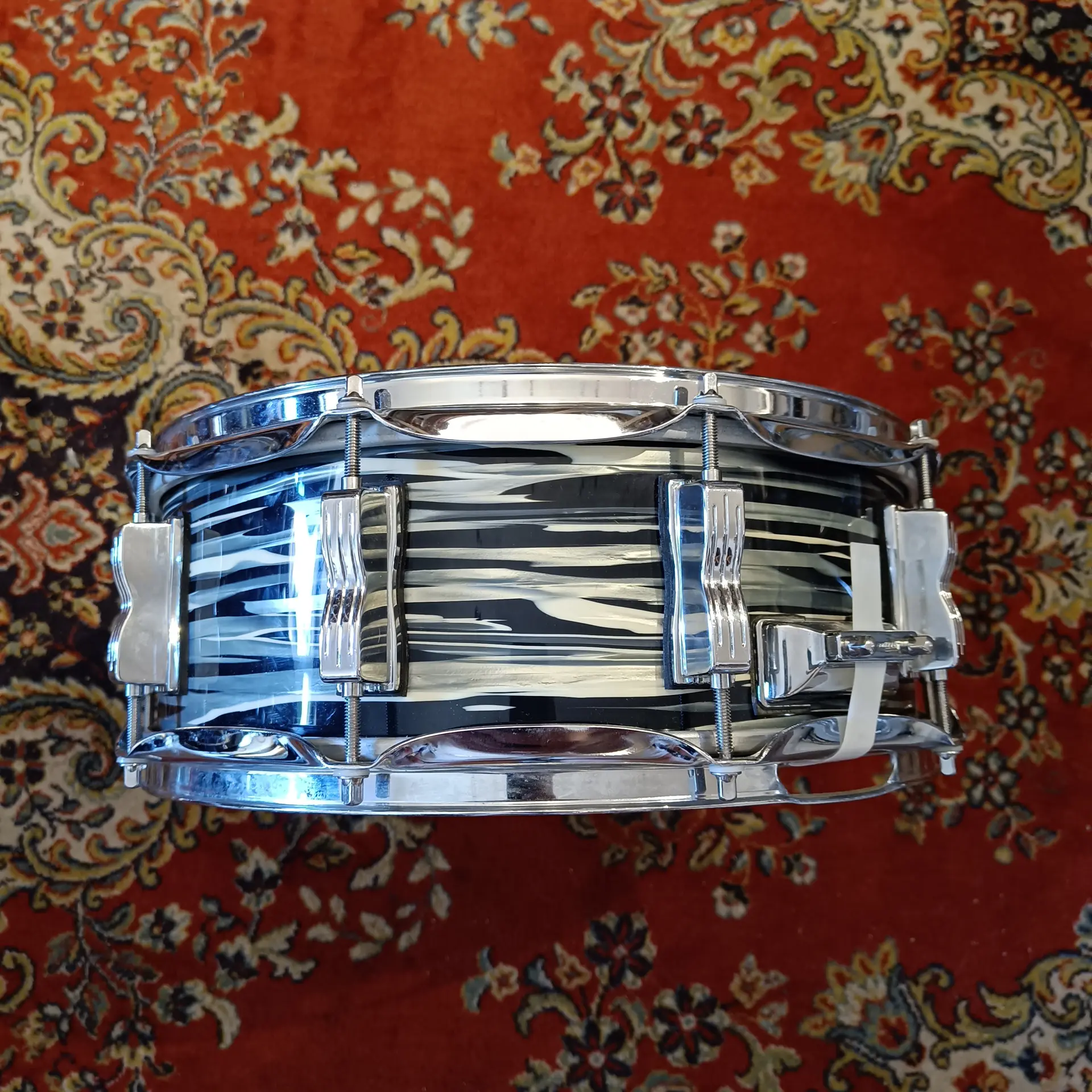 Ludwig Classic Maple 14"x5" Oyster Black Pearl Vintage 90's – Image 4