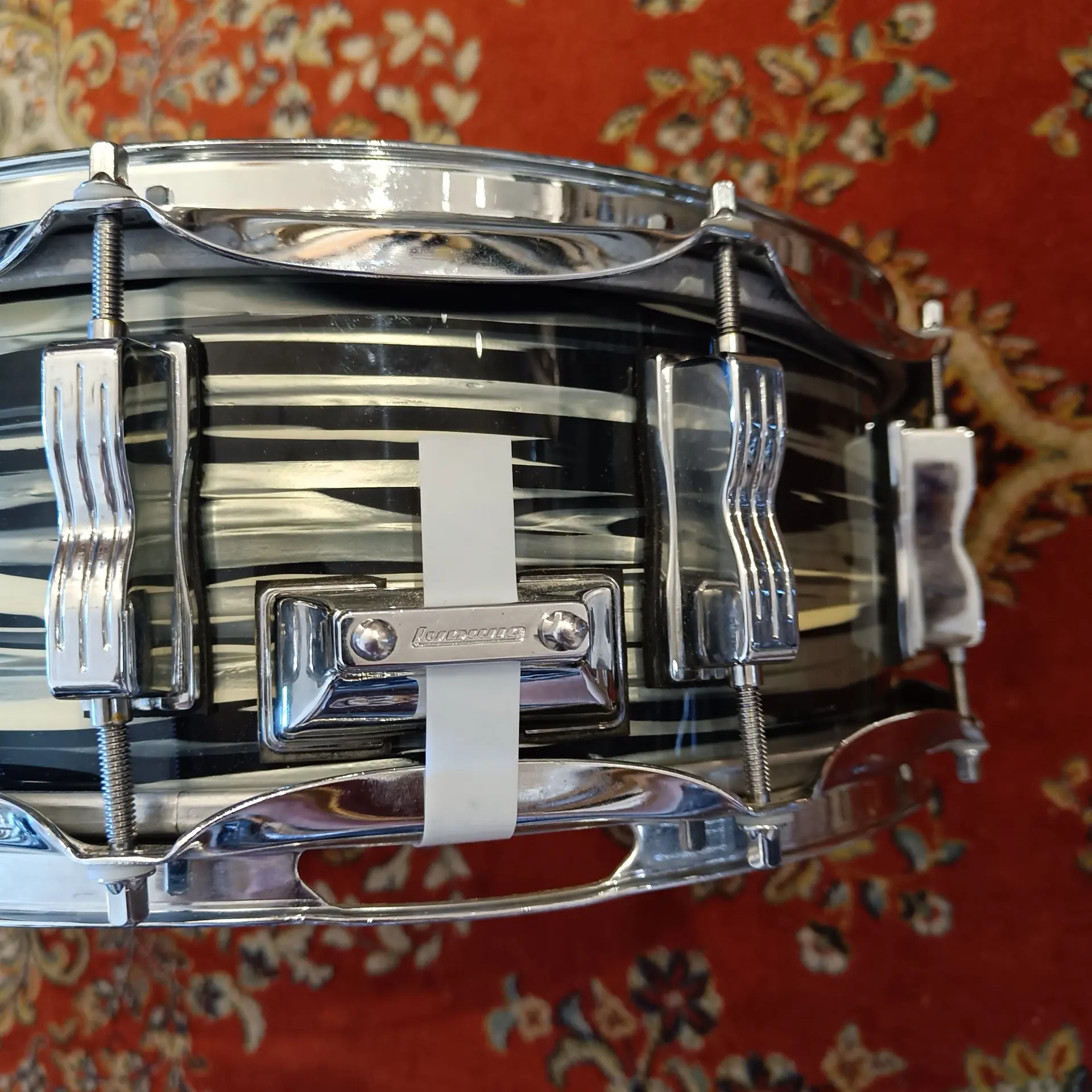 Ludwig Classic Maple 14"x5" Oyster Black Pearl Vintage 90's – Image 5