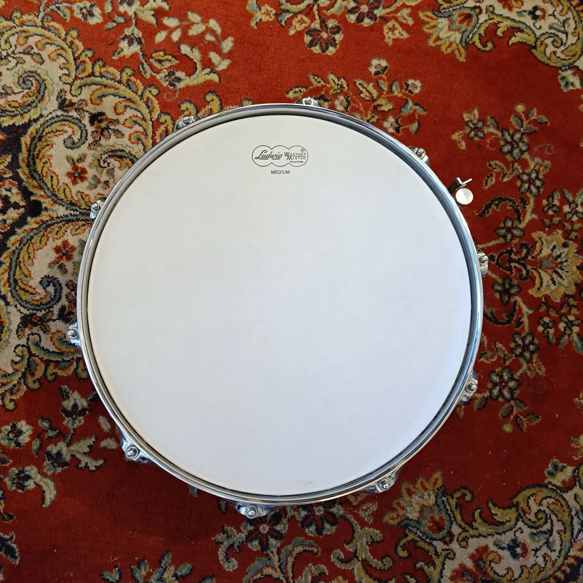 Ludwig Classic Maple 14"x5" Oyster Black Pearl Vintage 90's – Image 6