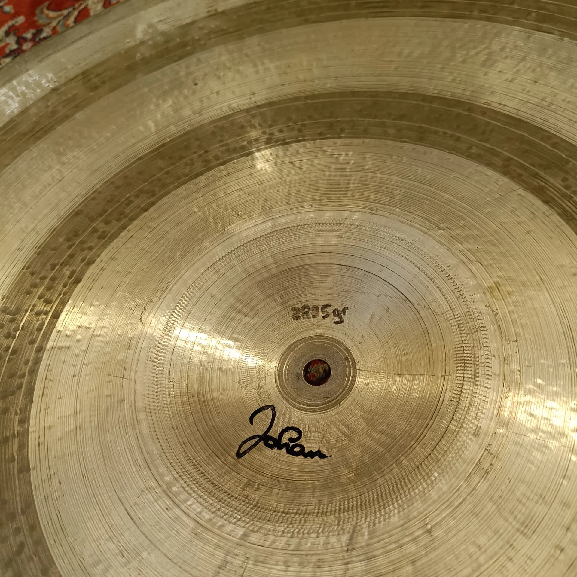 Johan Van De Sijpe Nefertiti Ride 22" MOD Earth Zildjian - Image 3