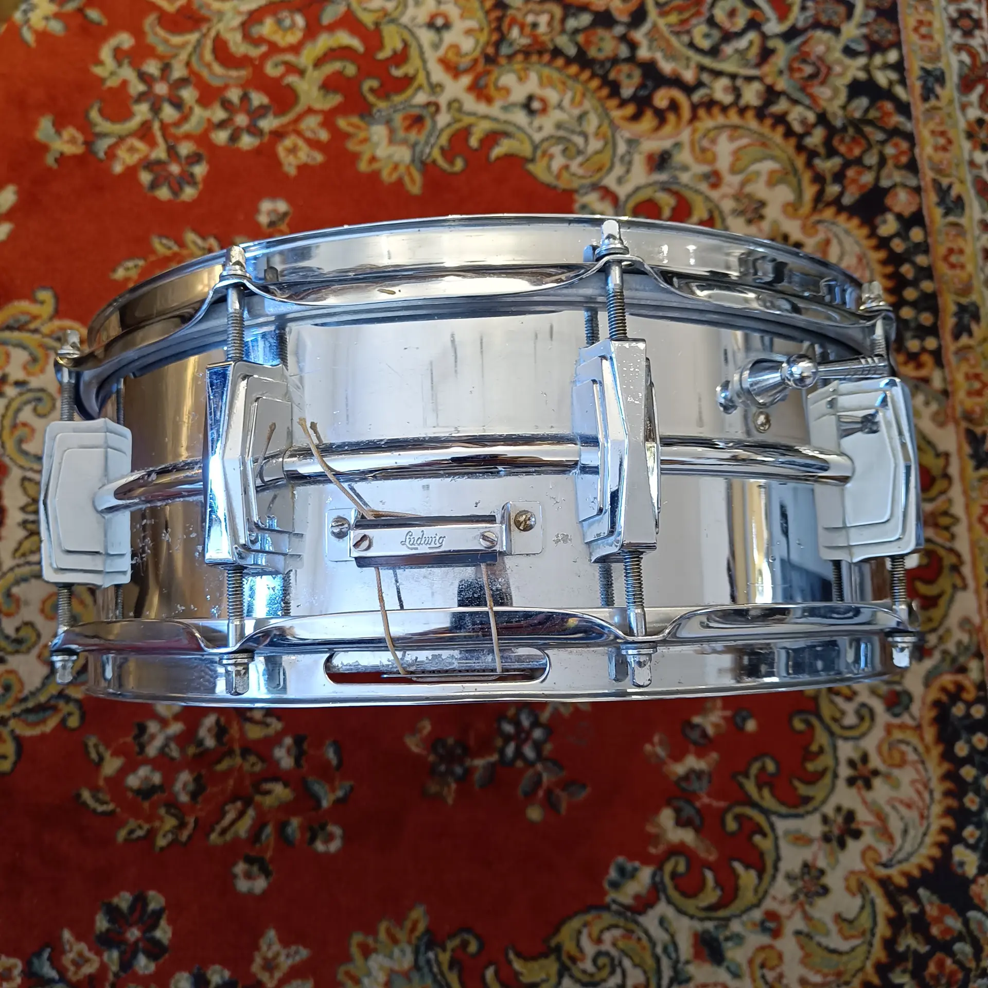Ludwig Supraphonic LM400 14"x5" Vintage Keystone 1966 - Image 5