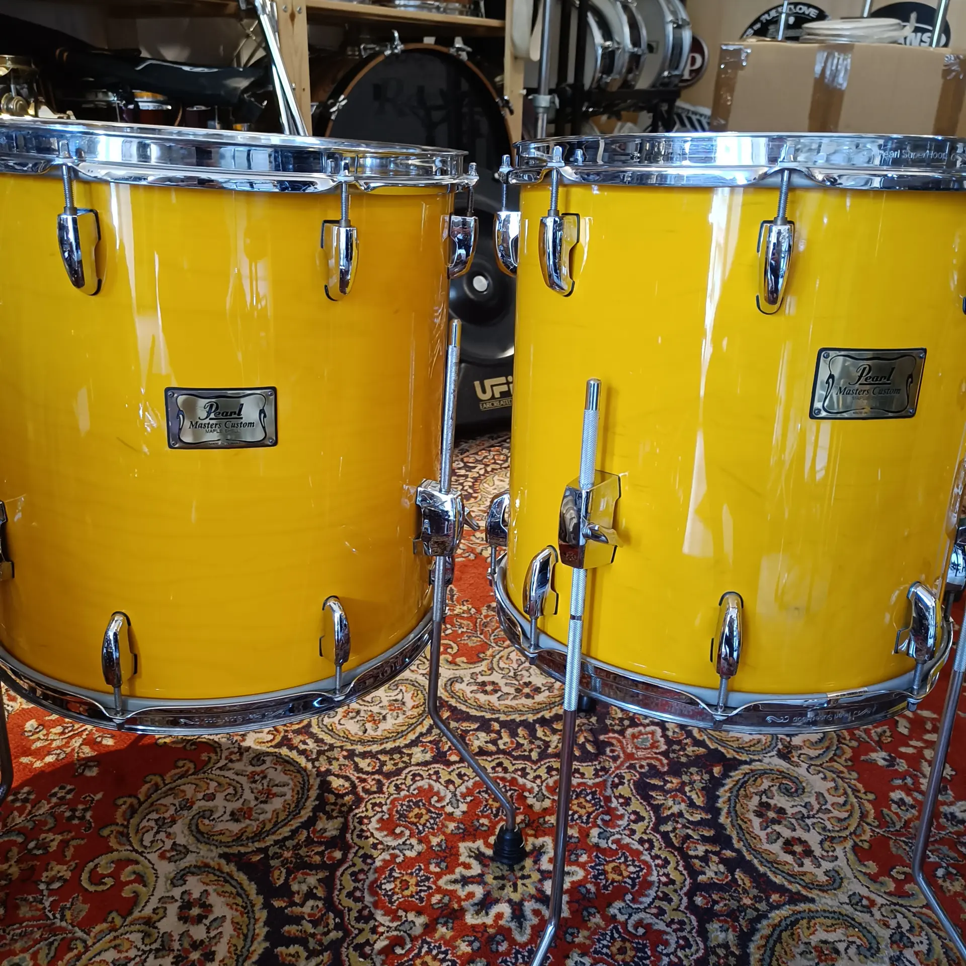Pearl Masters Custom Maple 22"x16" 10"x9" 12"x10" 14"x14" 16"x16" – Image 4