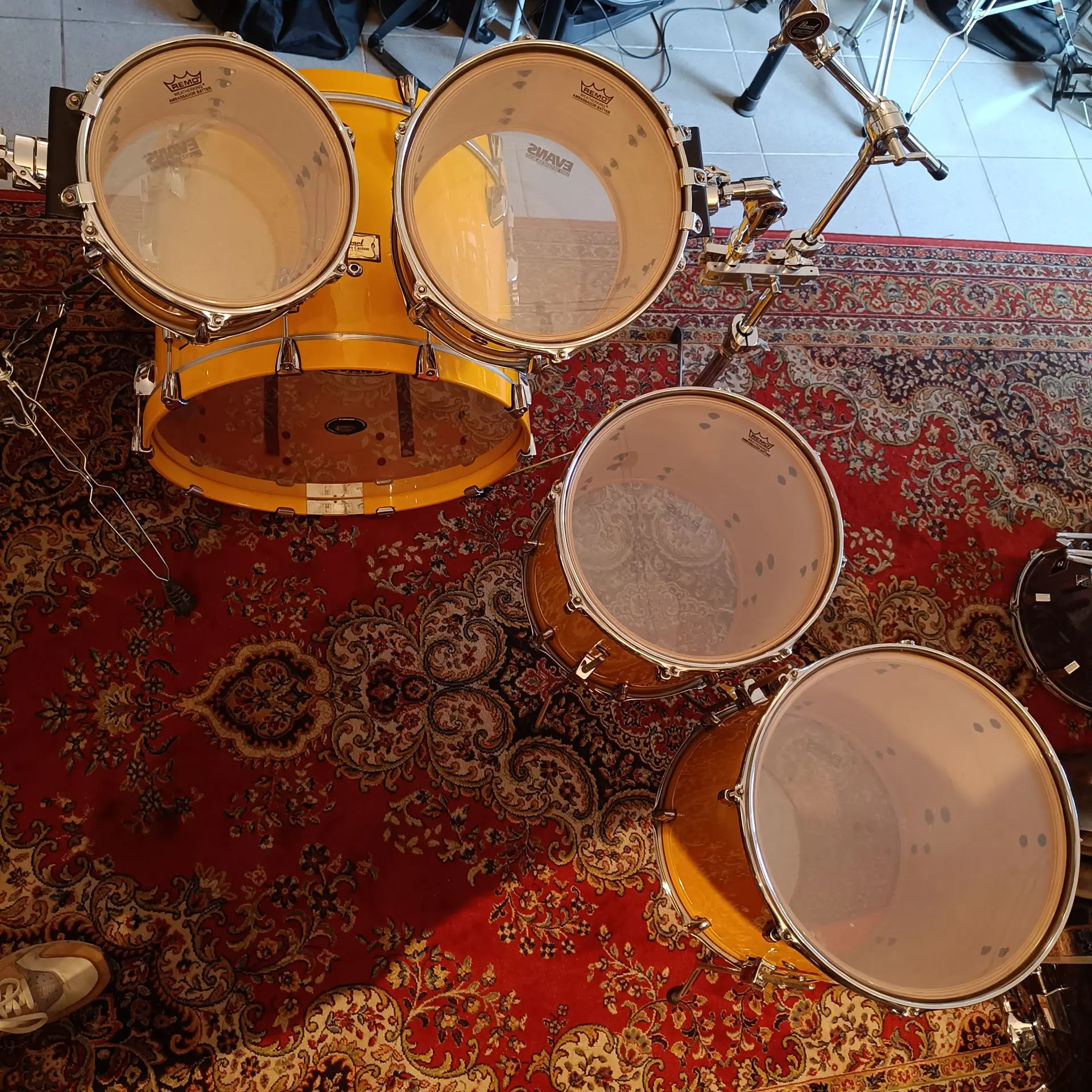Pearl Masters Custom Maple 22"x16" 10"x9" 12"x10" 14"x14" 16"x16" – Image 6