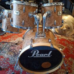 Pearl Session 20×16&Prime; 10&Prime;x10&Prime; 12&Prime;x10&Prime; 14&Prime;x16&Prime; Dark Burlwood finish