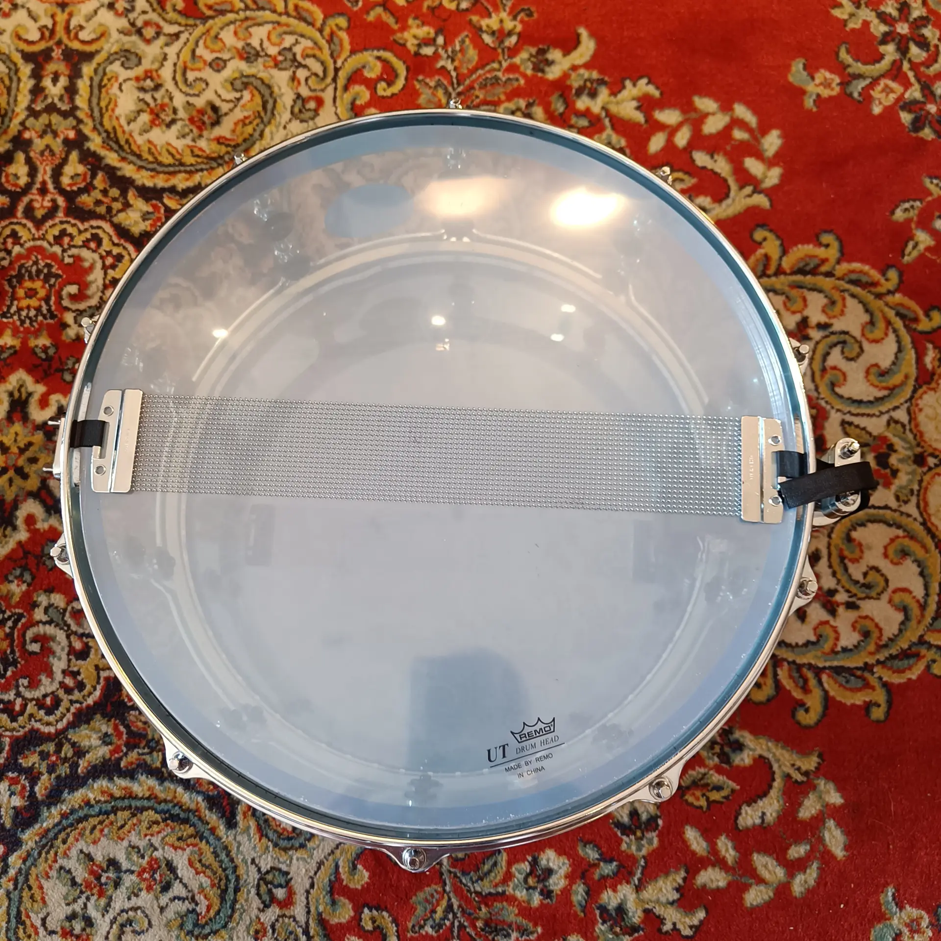 SNS Drums Acrylic 14"x6" (Bulgaria) with Led Lights System Blue (Stanislav Stoyanov) - Image 7