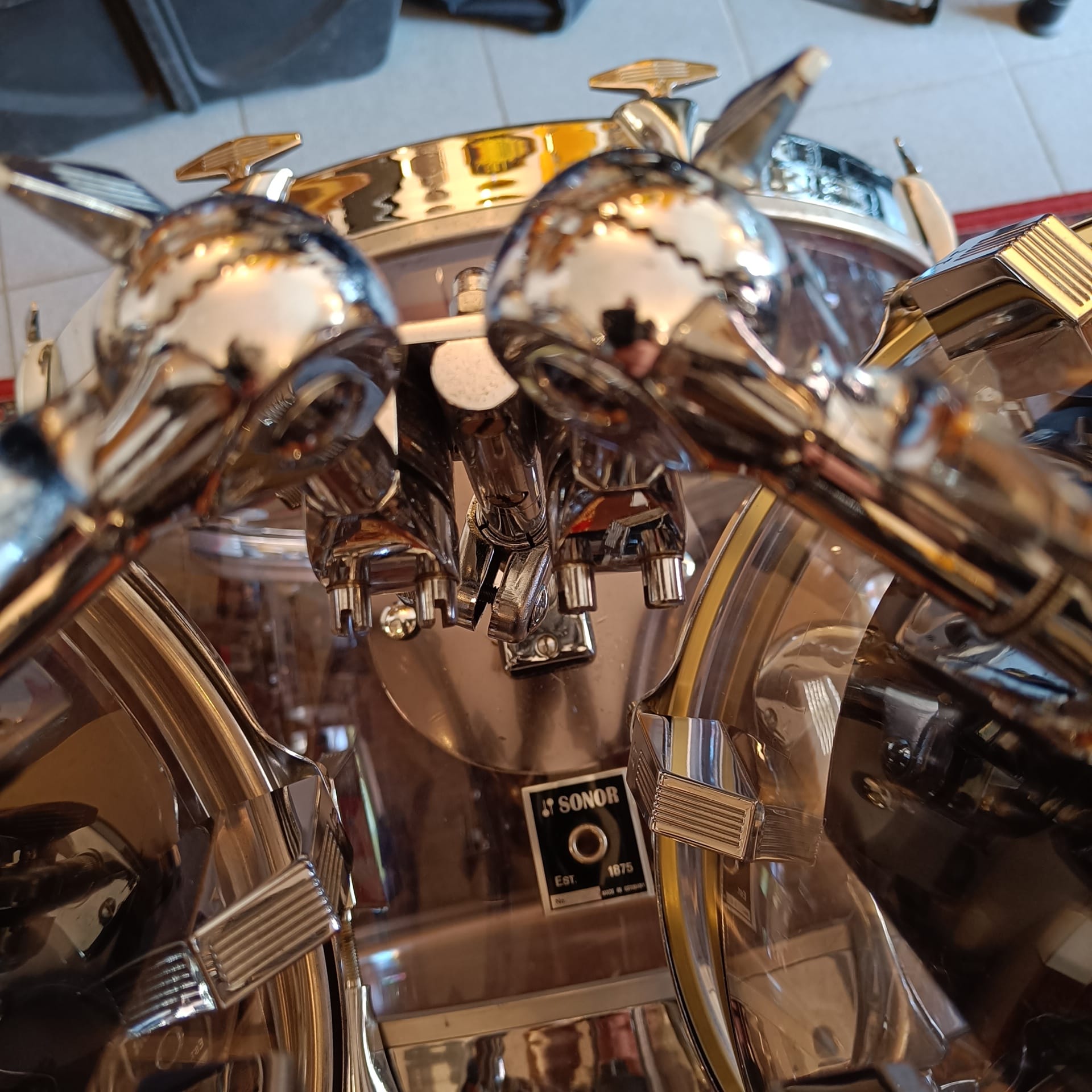 Sonor Phonic Acrylic Smokey 24"x14" 14"x10" 15"x12" 18"x16" Vintage 1977 – Image 8