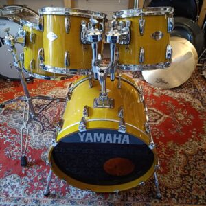 Yamaha Beech Custom 20&Prime;x14&Prime; 10&Prime;x9&Prime; 12&Prime;x10&Prime; 14&Prime;x12&Prime; Pear Yellow Made in Japan