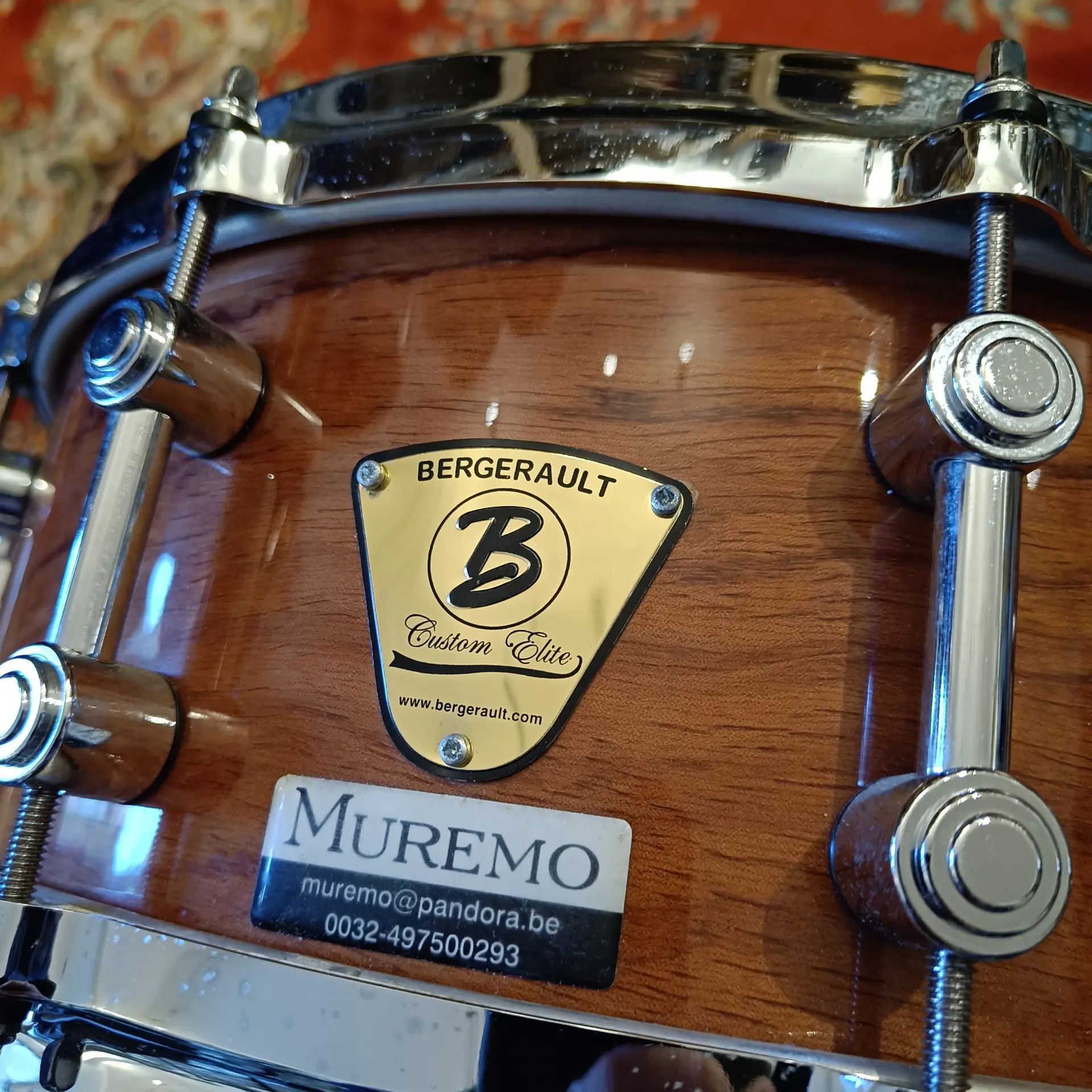Bergerault Custom Elite Bubinga 14"x5,5" - Image 2