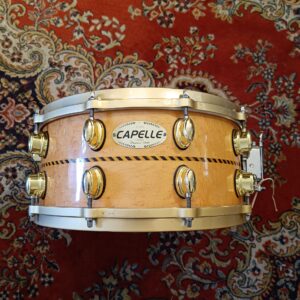 Capelle Custom Mahogany (Okoumé) Finition érable 14&Prime;x6,5&Prime;