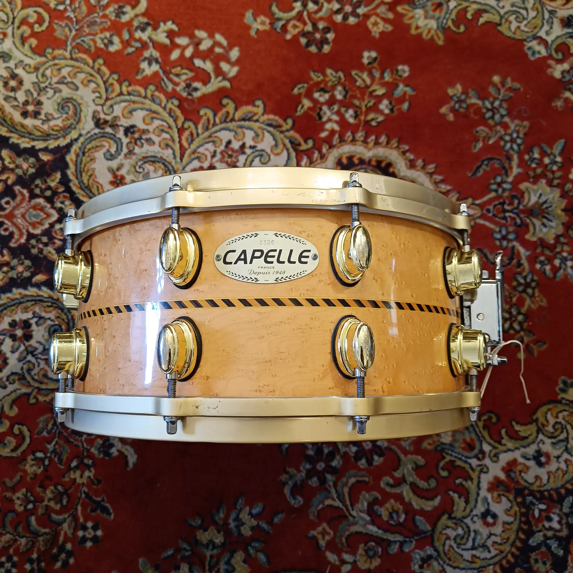 Capelle Custom Mahogany (Okoumé) Finition érable 14"x6,5"