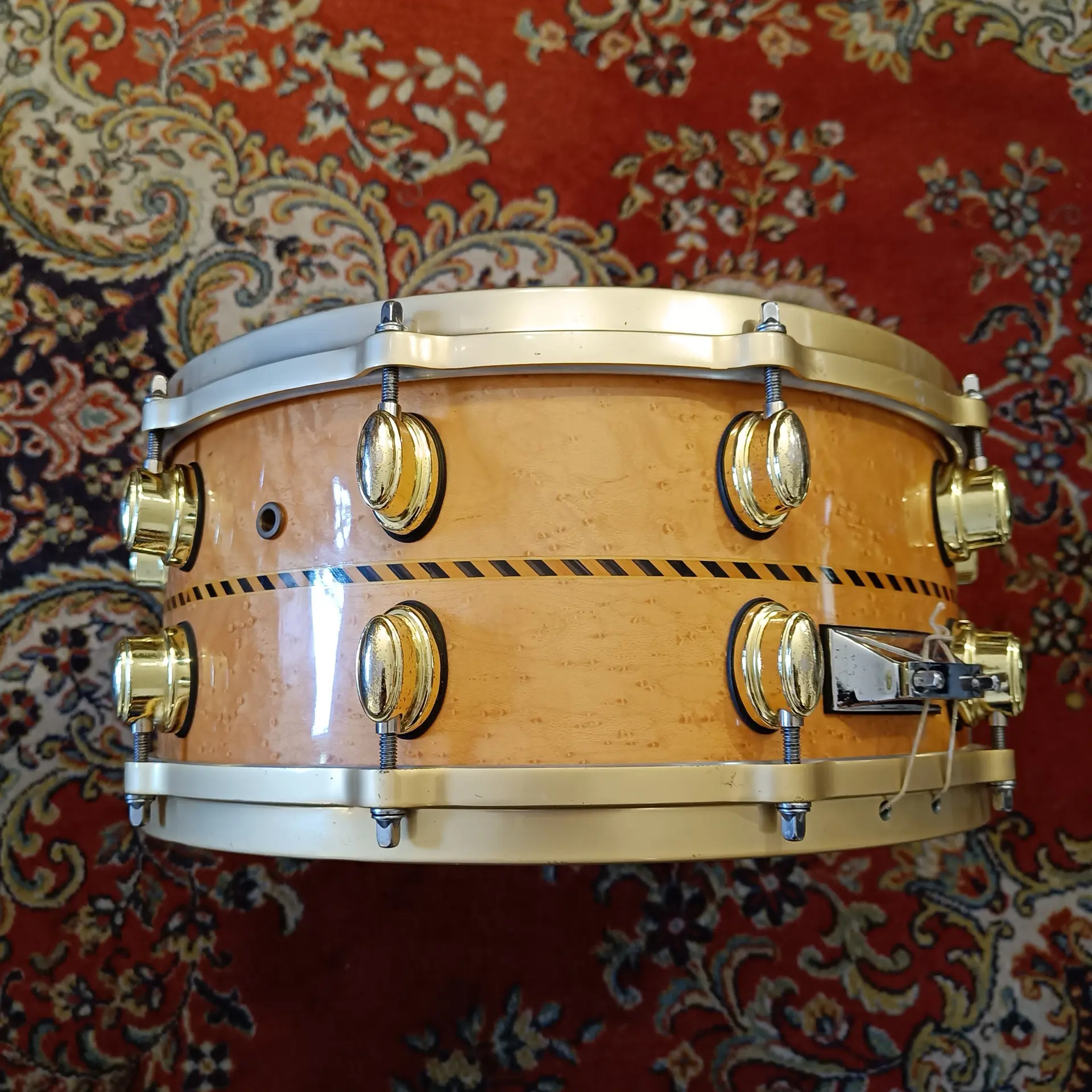 Capelle Custom Mahogany (Okoumé) Finition érable 14"x6,5" – Image 4