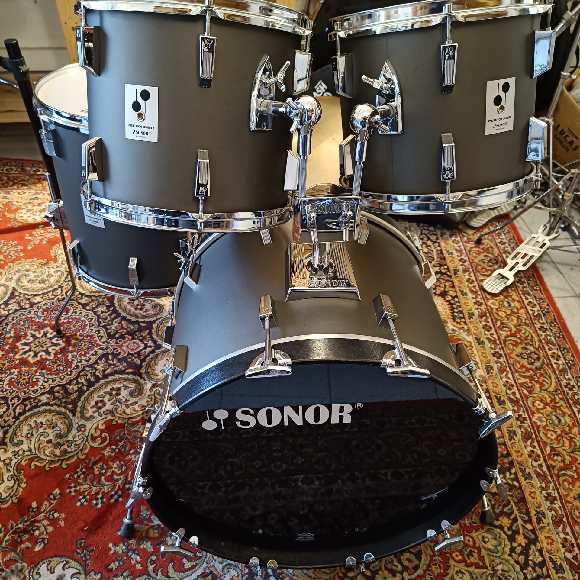 Sonor Performer 22"x16" 12"x10" 13"x11" 16"x16" PK 225 Beech Made in Germany