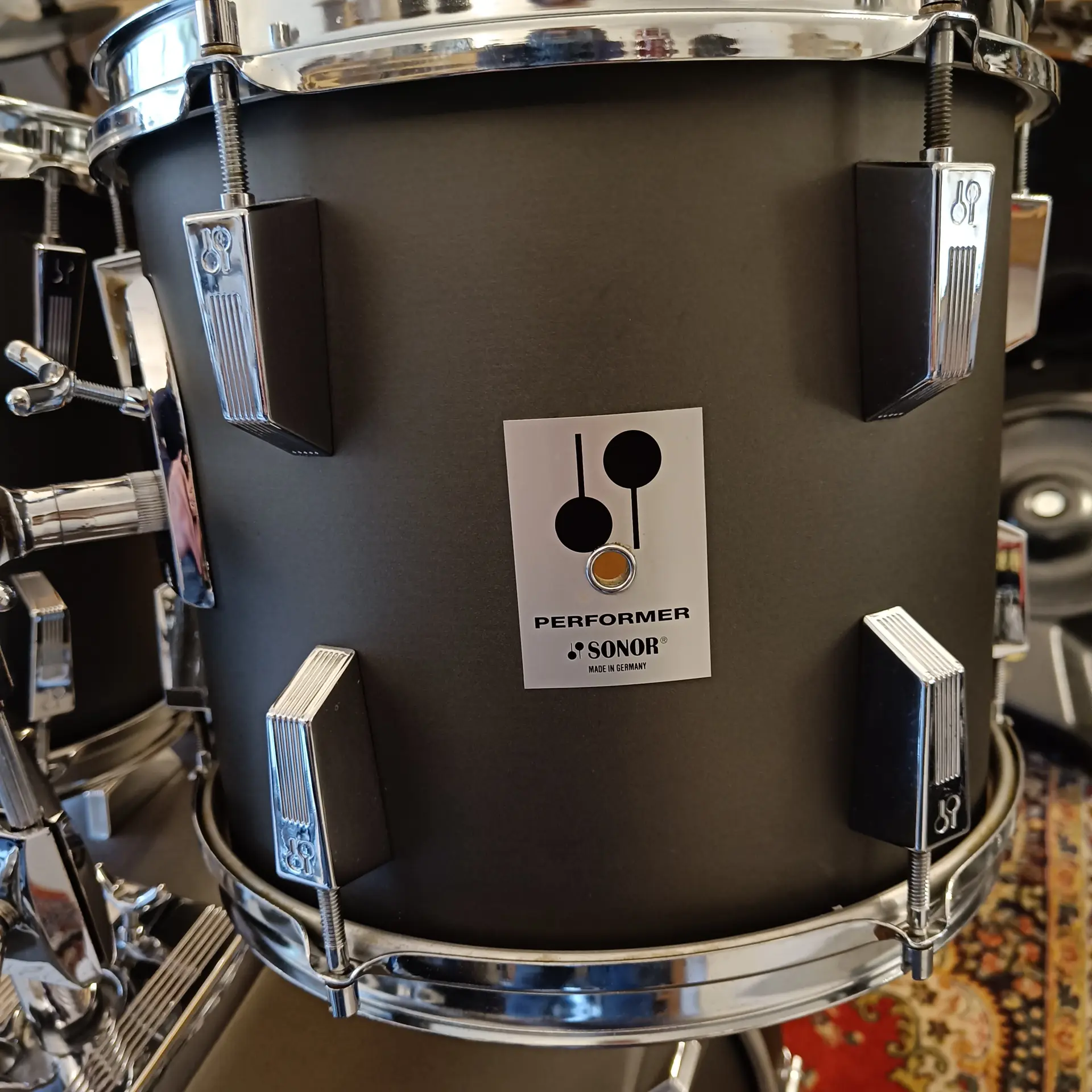 Sonor Performer 22"x16" 12"x10" 13"x11" 16"x16" PK 225 Beech Made in Germany – Image 2