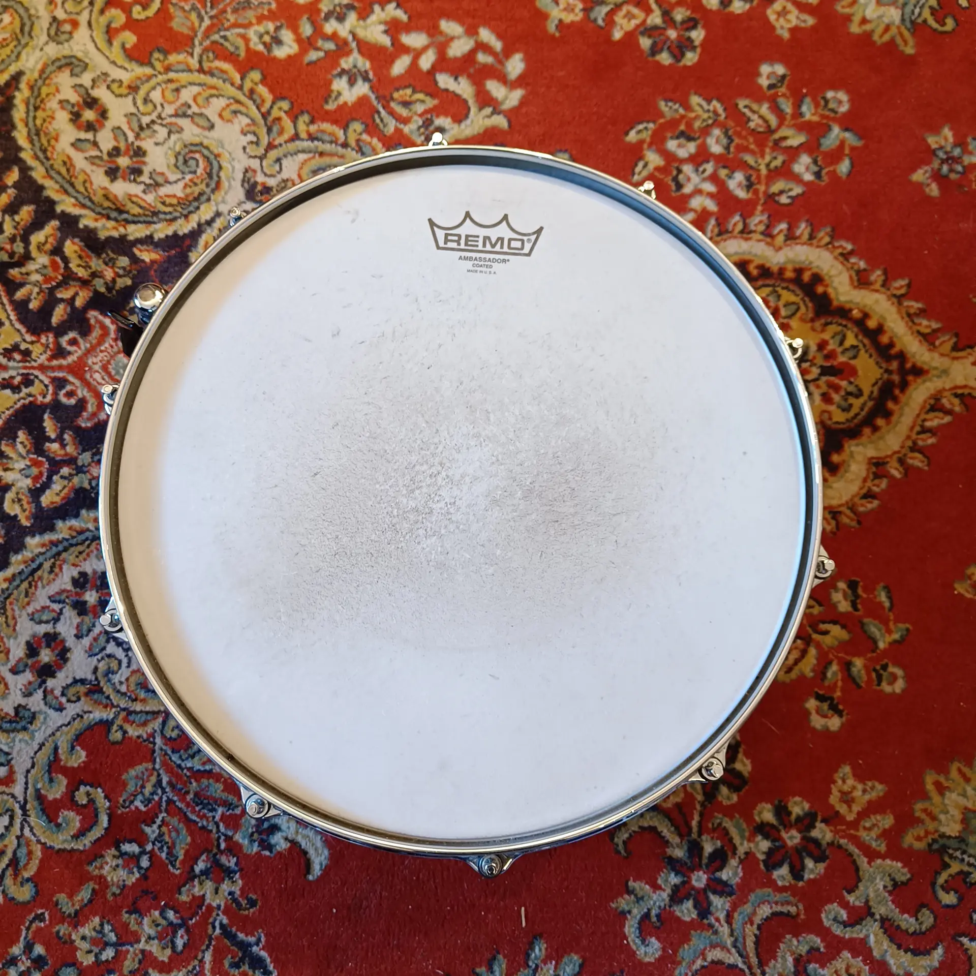 Tofy Drums Paolo Toffano 2015 14"x5,5" Cherry Mahogany Acacia – Image 5