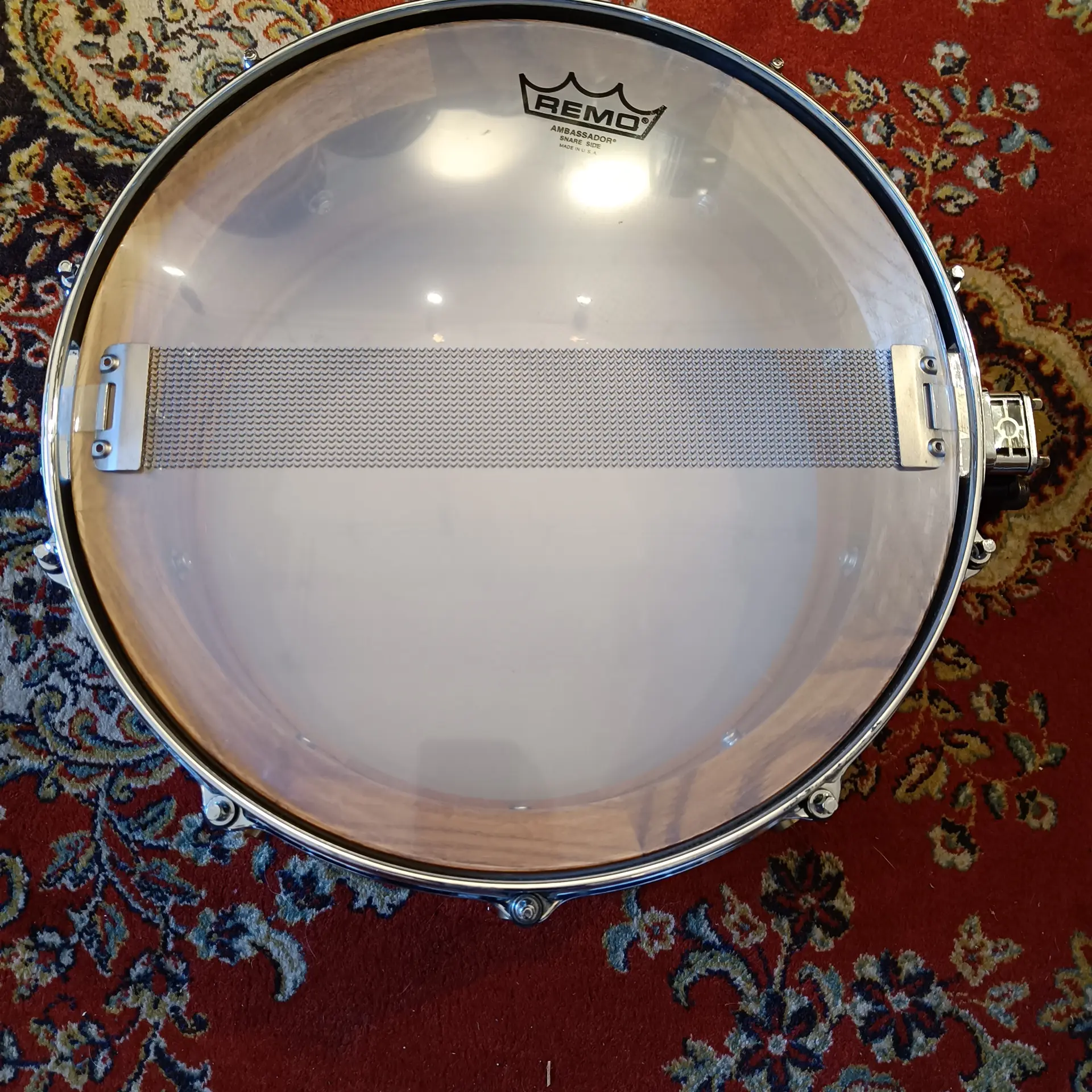 Tofy Drums Paolo Toffano 2015 14"x5,5" Cherry Mahogany Acacia – Image 6