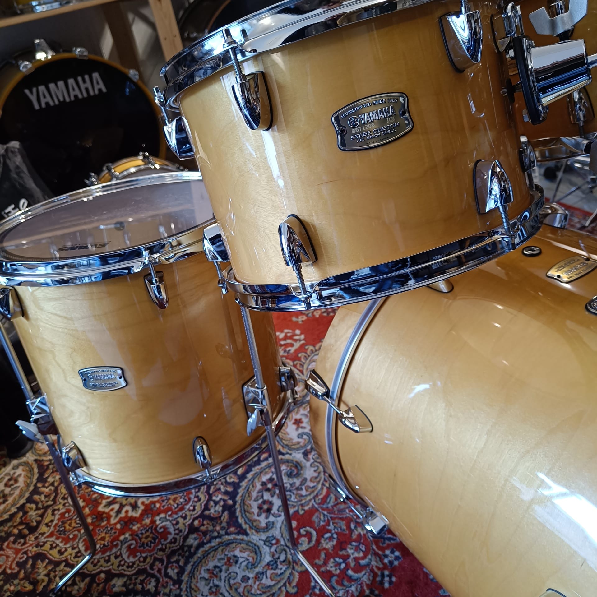 Yamaha Stage Custom All Birch 20"x17" 10"x7" 12"x8 14"x13" - Image 4