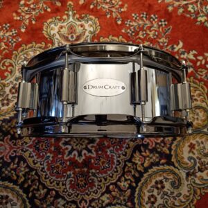 DrumCraft série 8 Steel 14″ x 5″ black nickel hardware