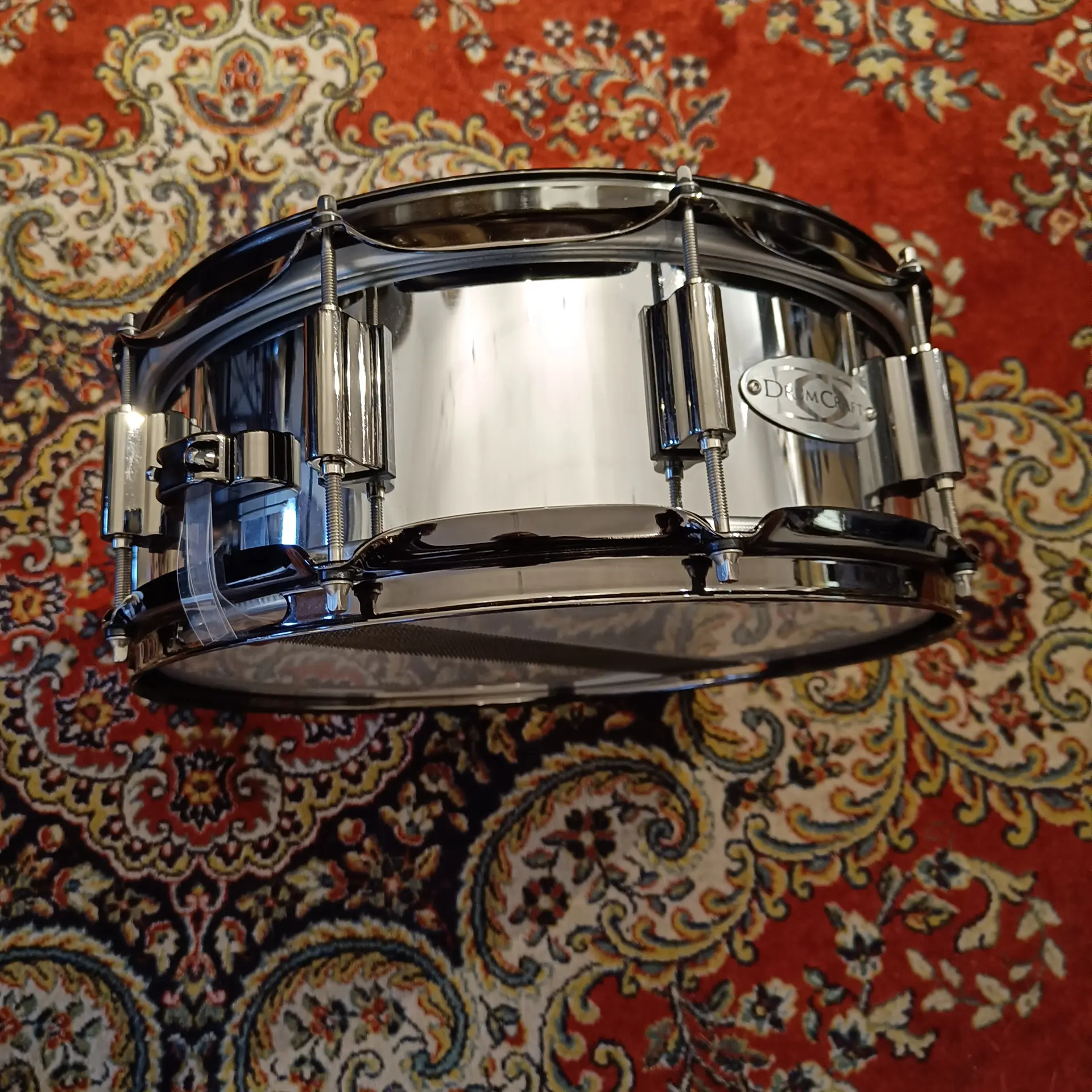 DrumCraft série 8 Steel 14″ x 5″ black nickel hardware – Image 5