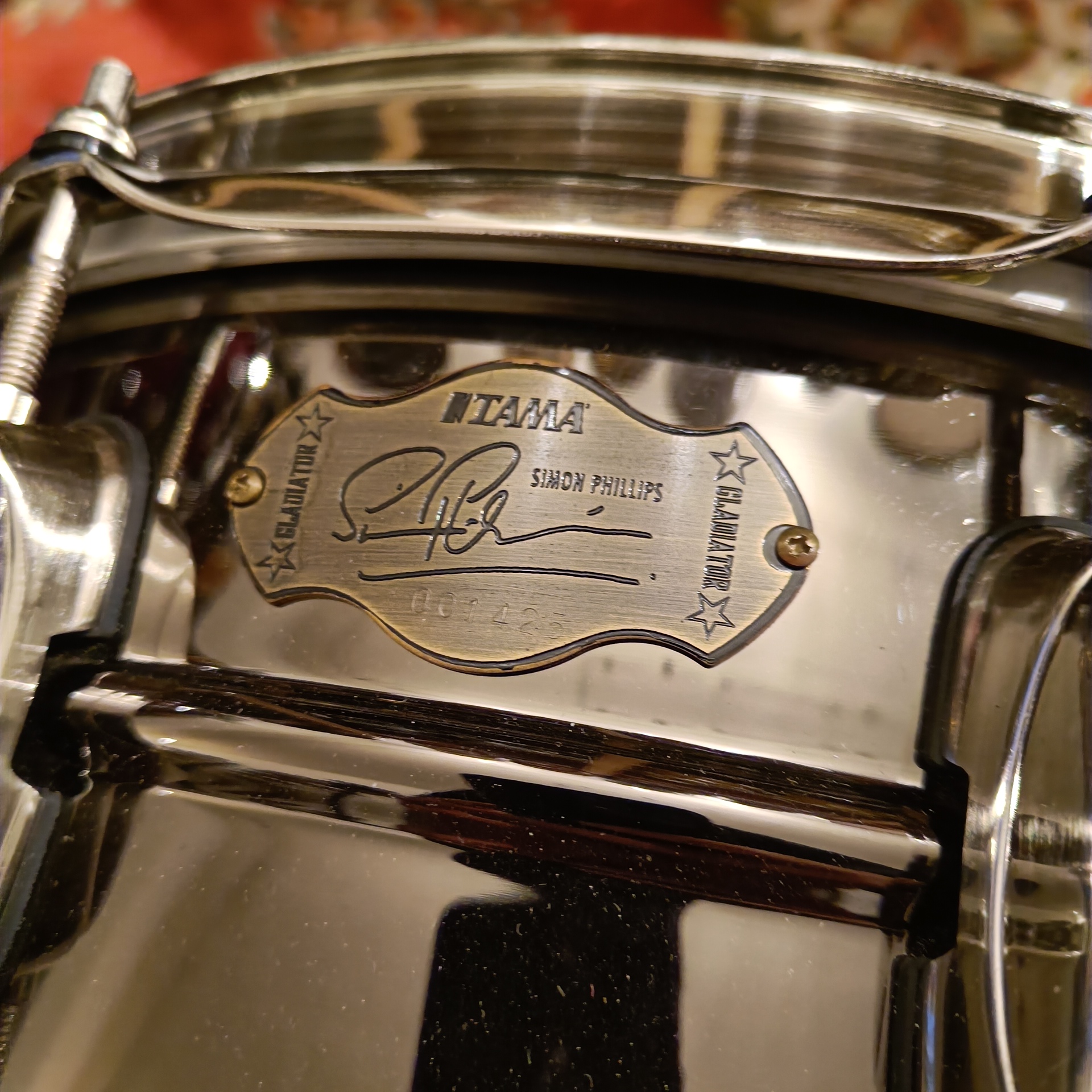 Tama Gladiator Simon Phillips Signature Bronze 14"x5,5" SP1455H - Image 2