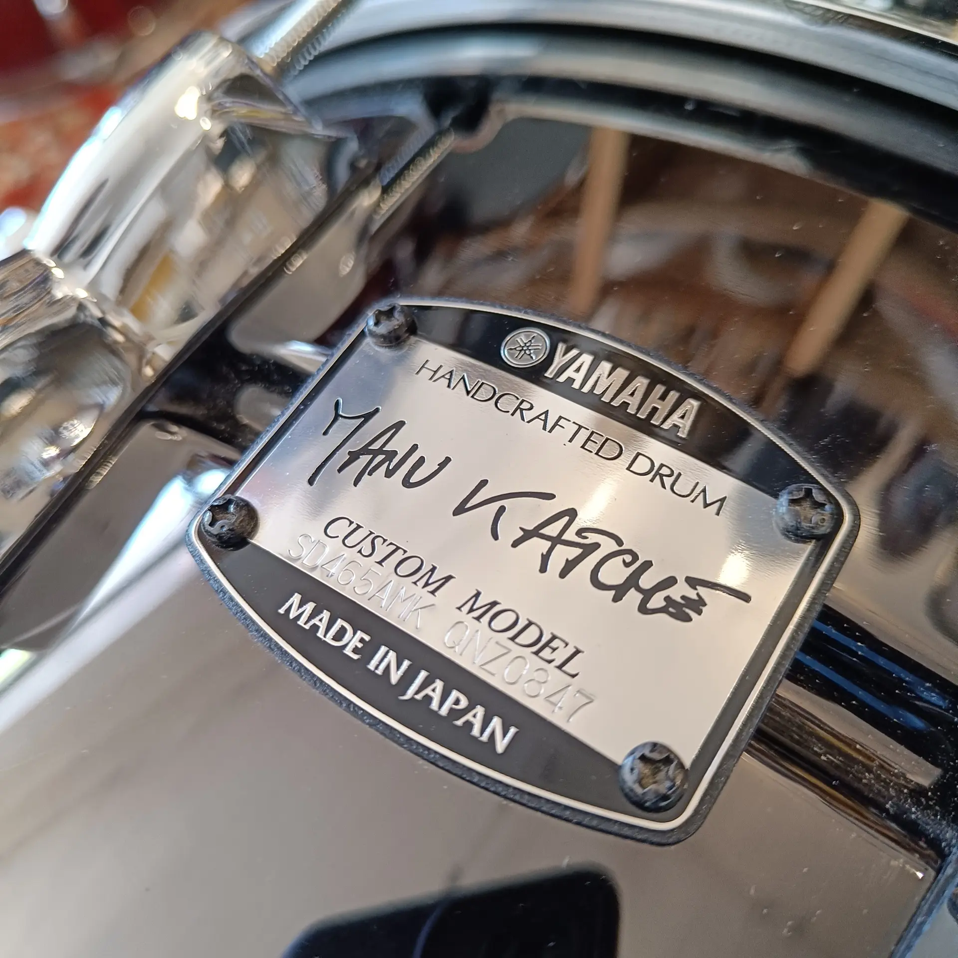 Yamaha Manu Katche Signature 14"x6,5" SD465AMK – Image 2