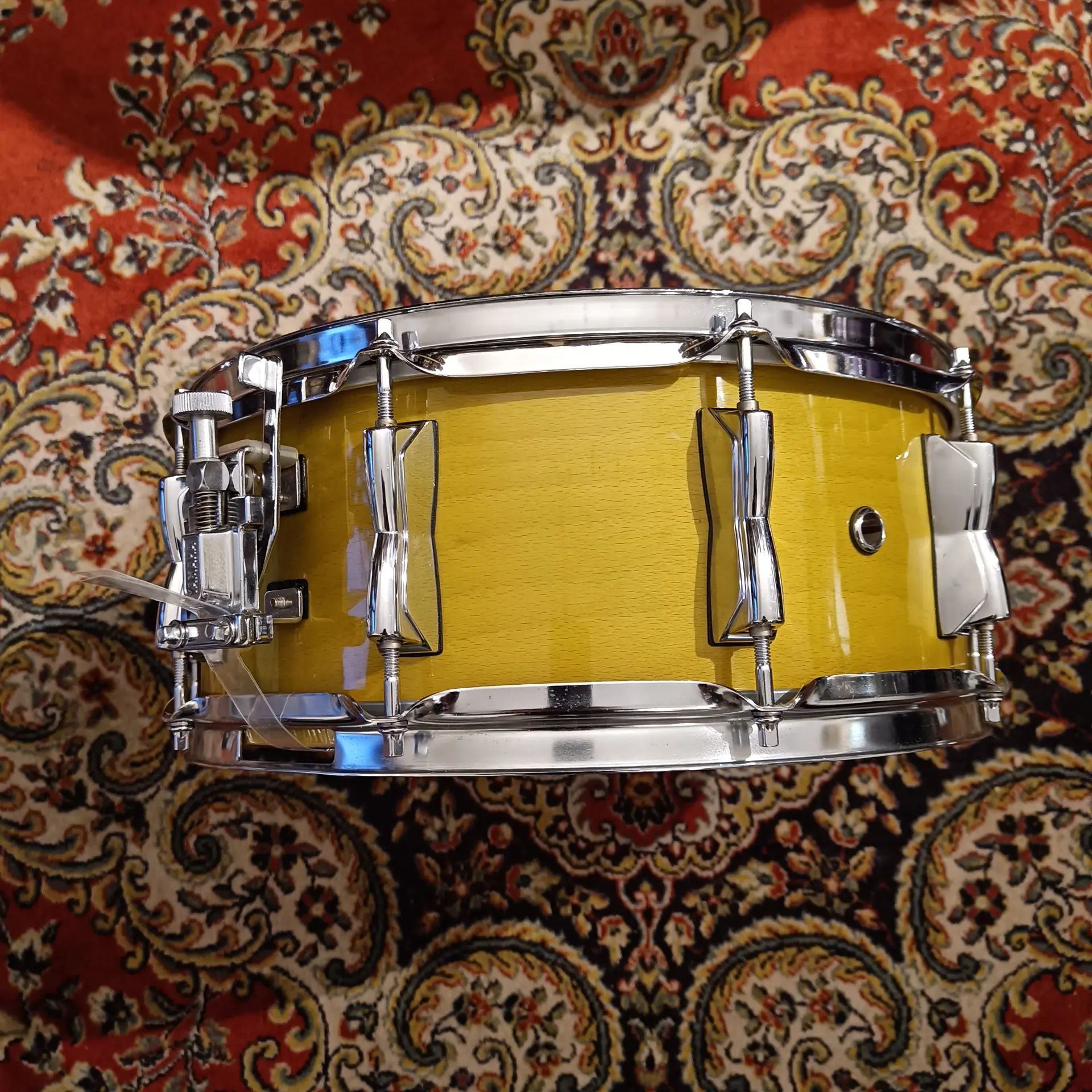 Yamaha Beech Custom 14"x5,5" Pear Yellow Made in Japan - Image 3
