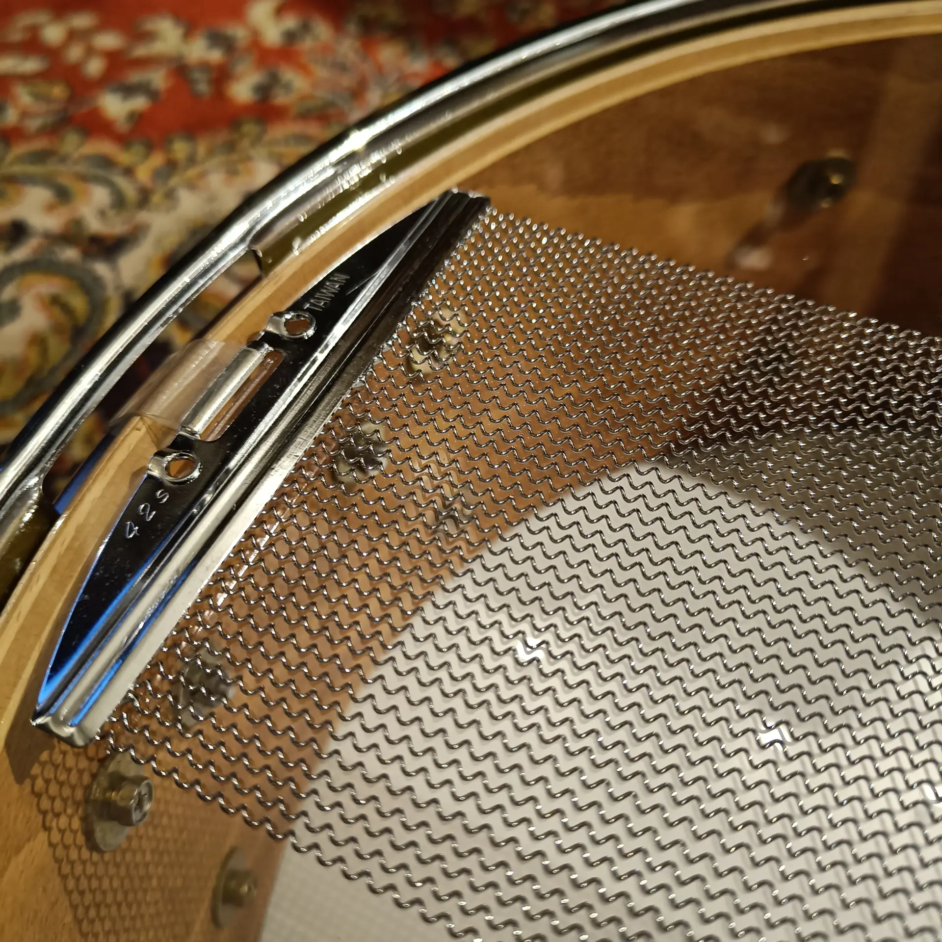 Yamaha Beech Custom 14"x5,5" Pear Yellow Made in Japan - Image 7