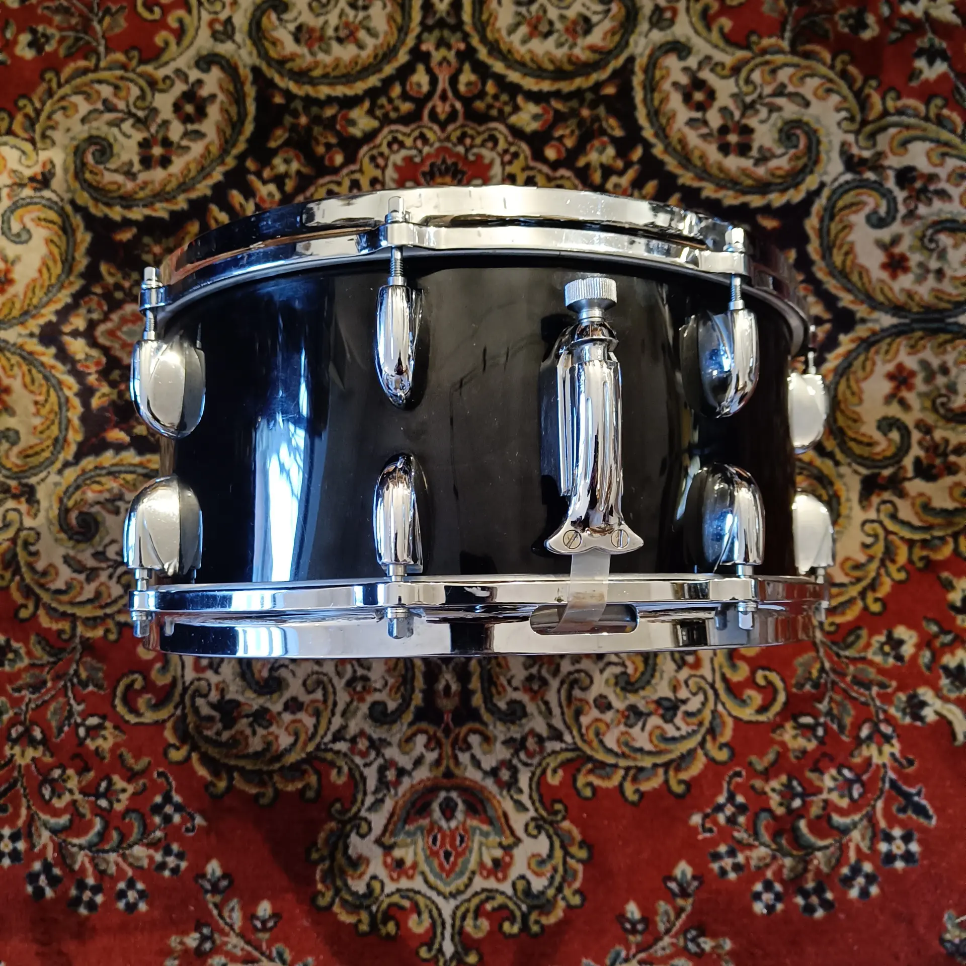 Gretsch Jet Black Nitron 14"x6,5 Stop Sign Vintage 70's – Image 6