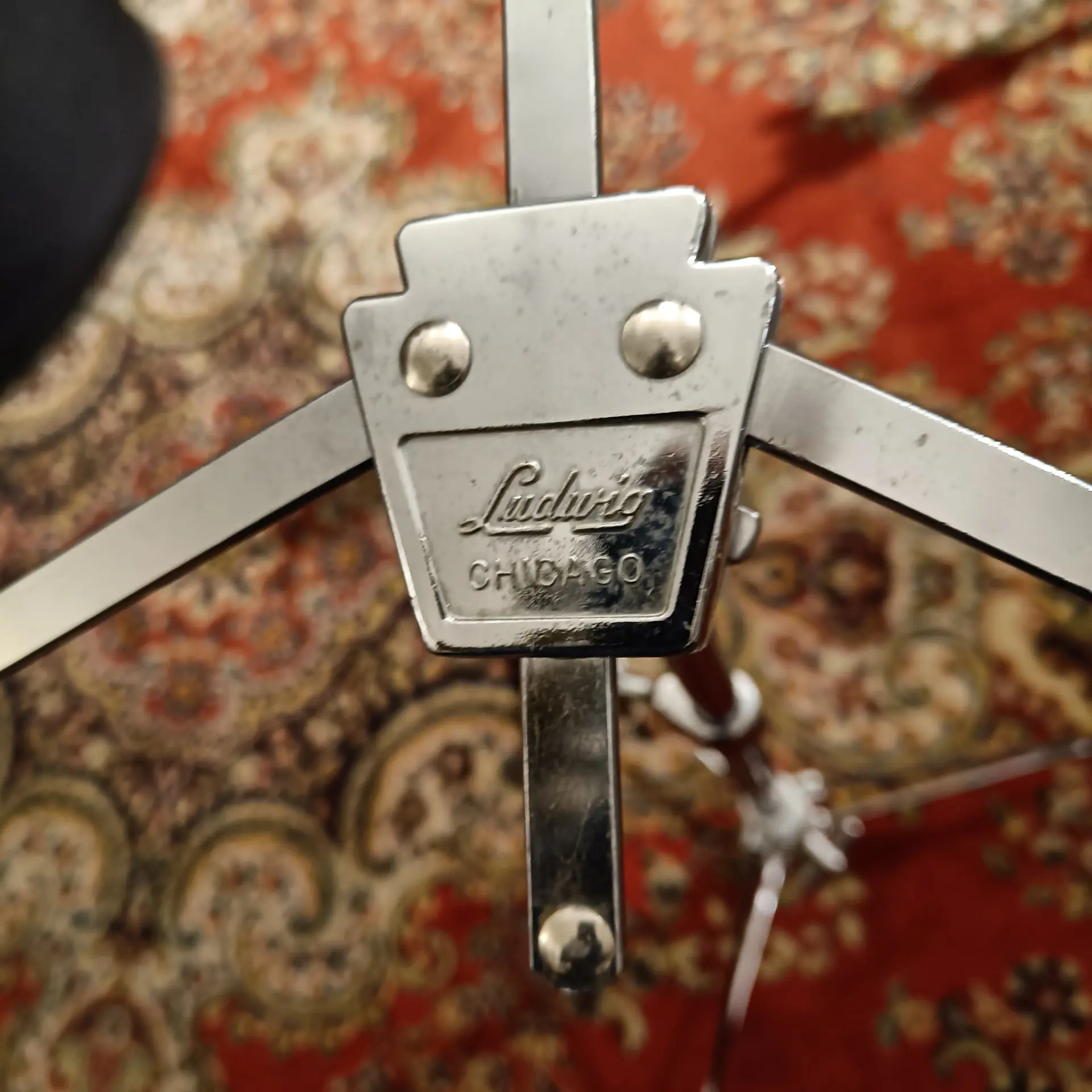 Ludwig Atlas Pied Caisse Claire Chicago Vintage 70's - Image 2