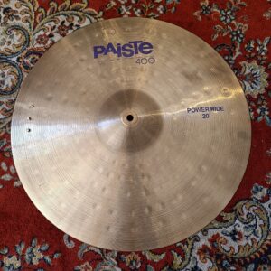 Paiste 400 Power Ride 20″ (rivets) Vintage Made in Germany