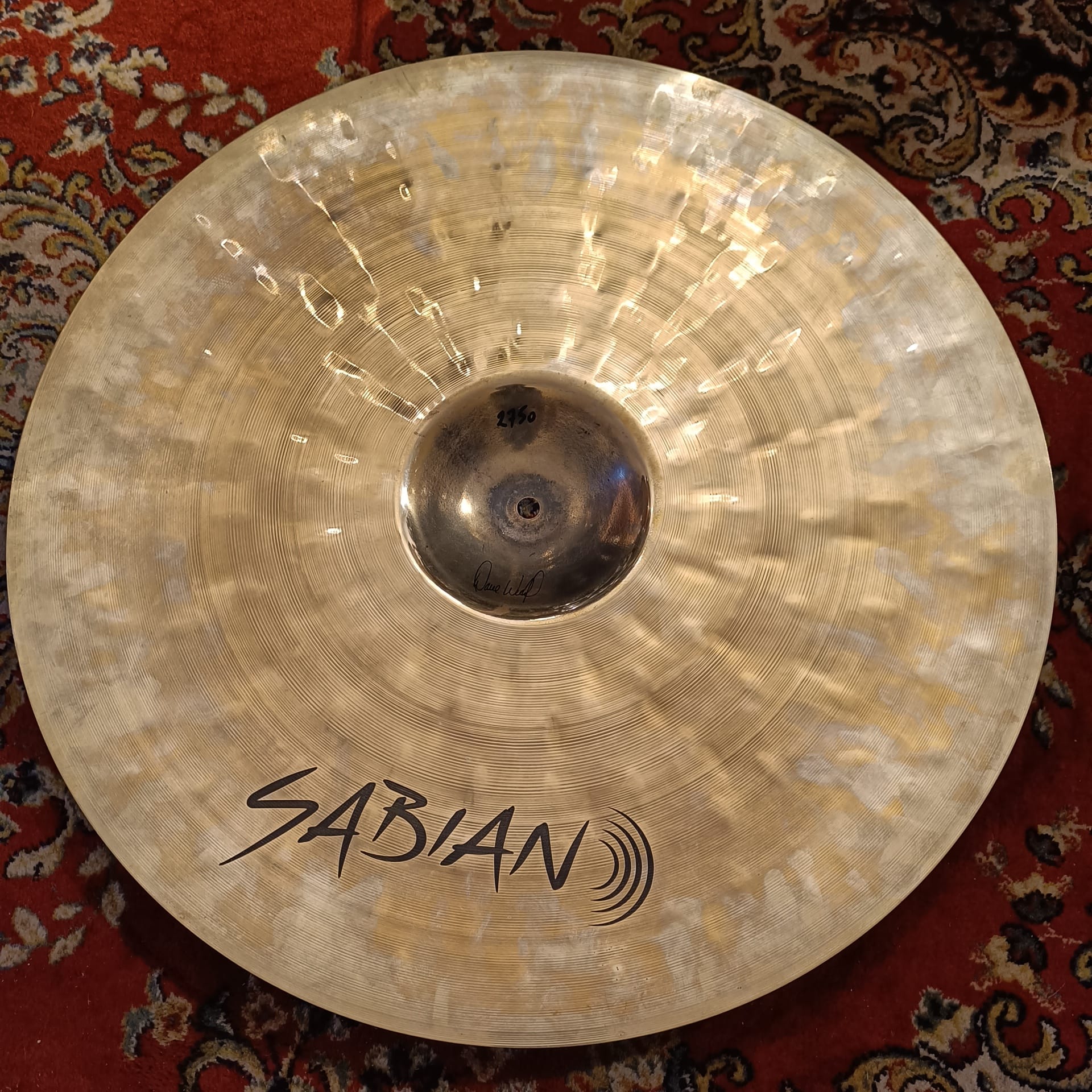 Sabian HHX Evolution Ride 22" Dave Weckl – Image 3