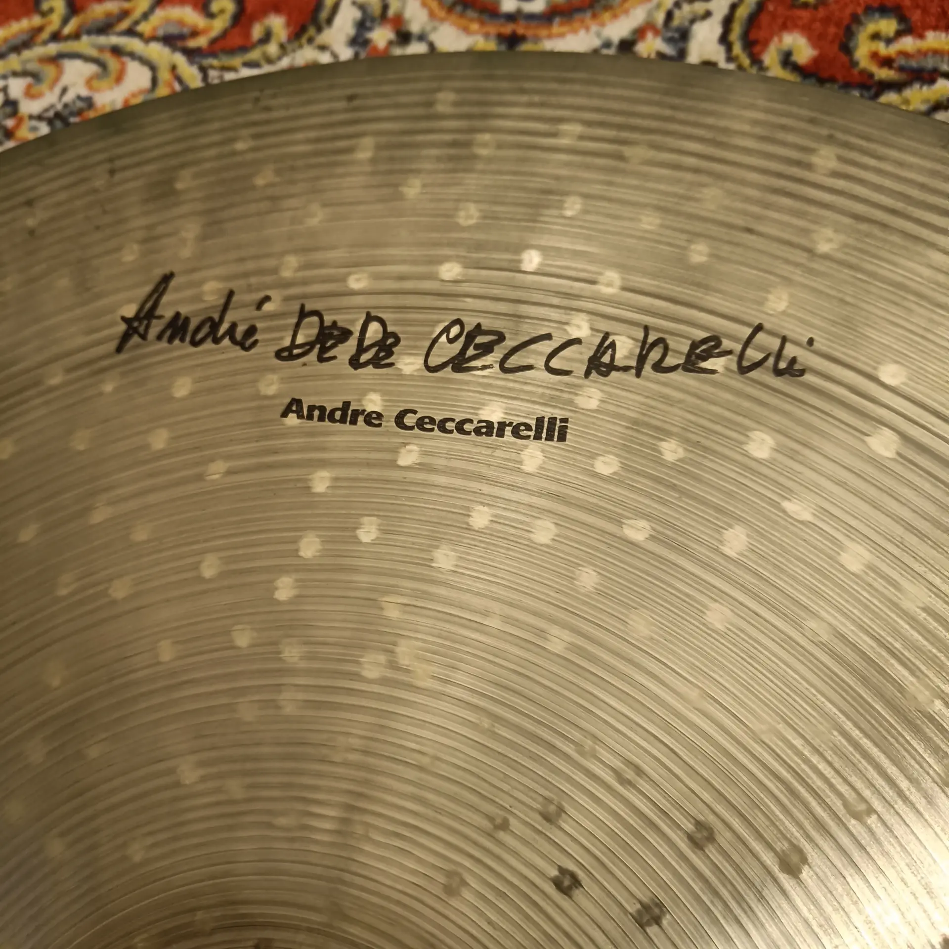 Sabian Signature Hot Ride 21" André Ceccarelli - Image 4