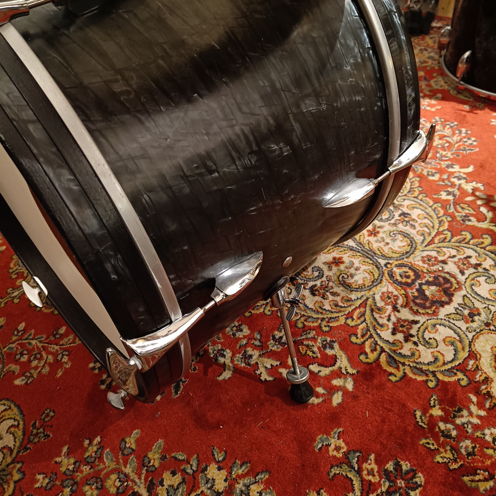 Sonor Teardrop 20"x14" 13"x9" 16"x16" Slate Pearl Vintage 1967 – Image 10