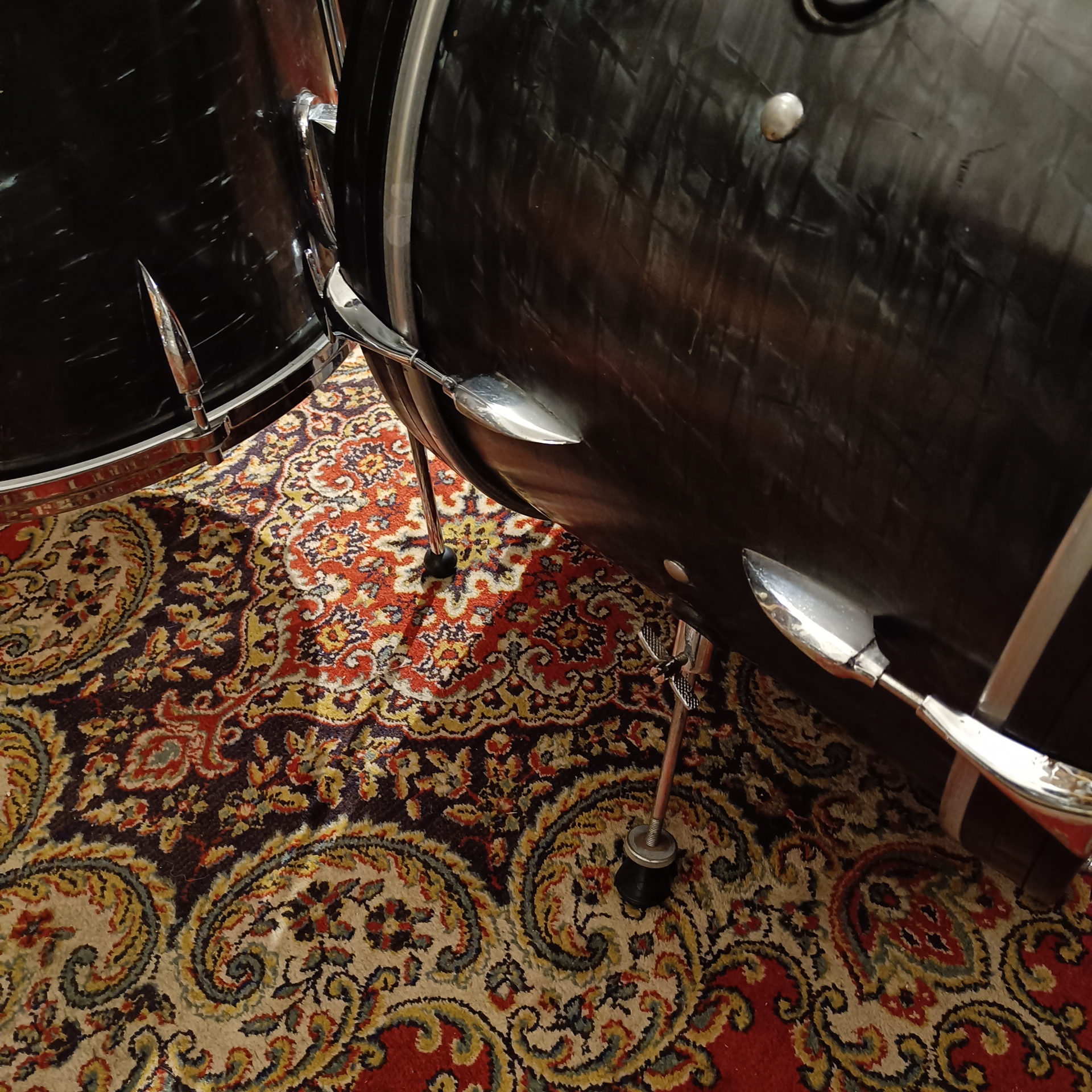 Sonor Teardrop 20"x14" 13"x9" 16"x16" Slate Pearl Vintage 1967 – Image 12