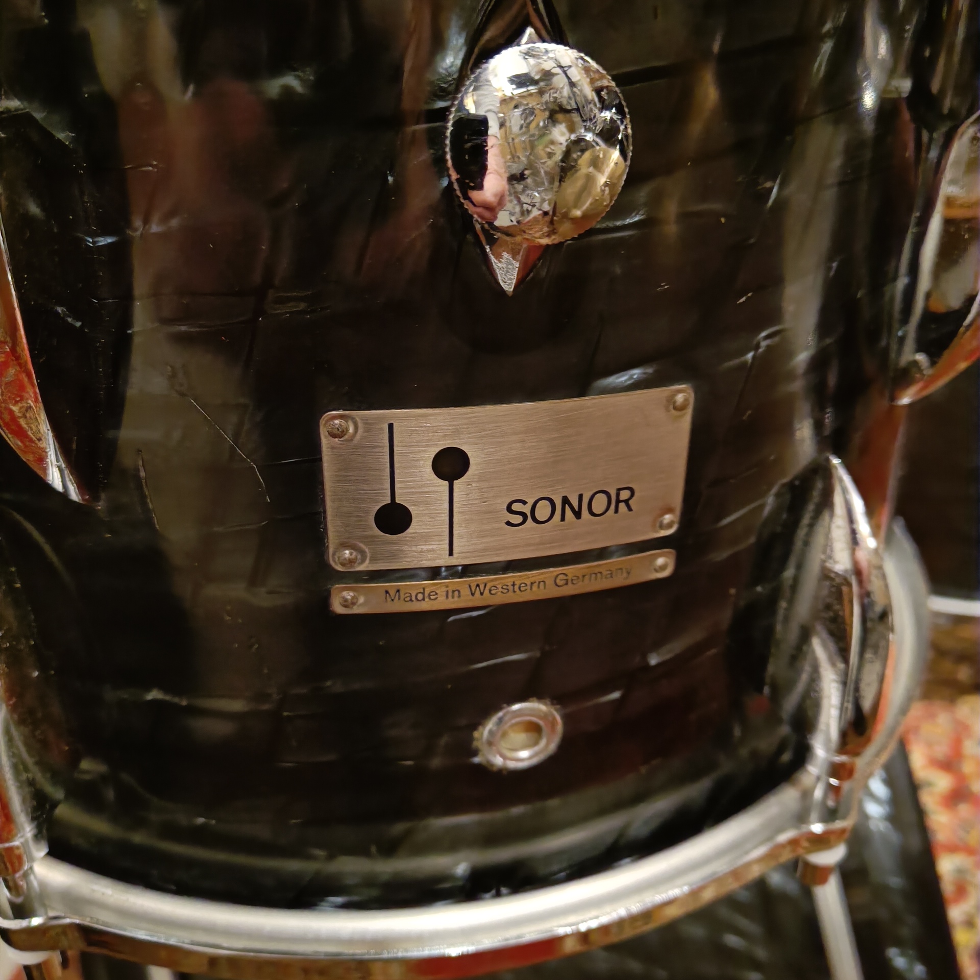 Sonor Teardrop 20"x14" 13"x9" 16"x16" Slate Pearl Vintage 1967 – Image 3