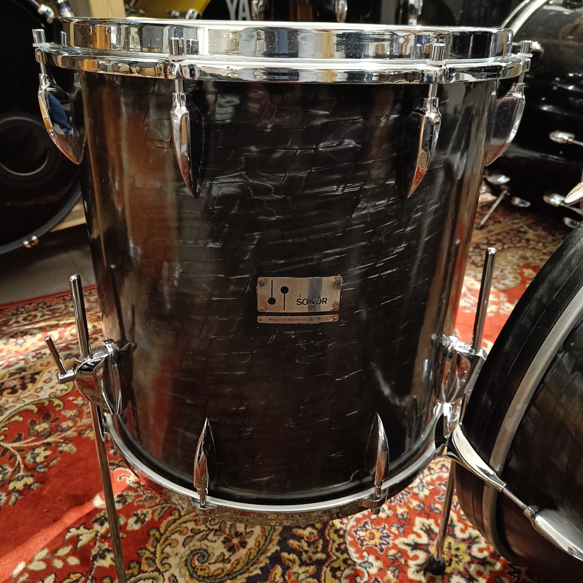 Sonor Teardrop 20"x14" 13"x9" 16"x16" Slate Pearl Vintage 1967 – Image 6